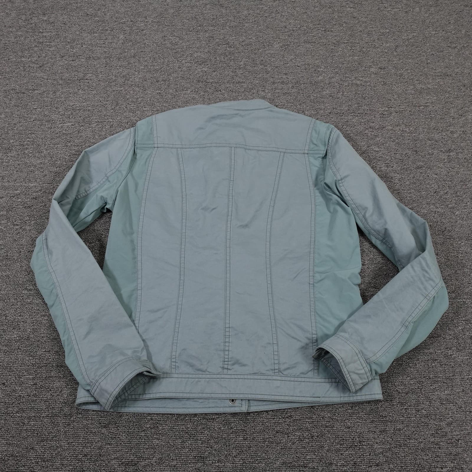 Kuhl Jacket Womens Small Green Snap Front Stretch Twill Lightweight Casual - Thumbnail 6