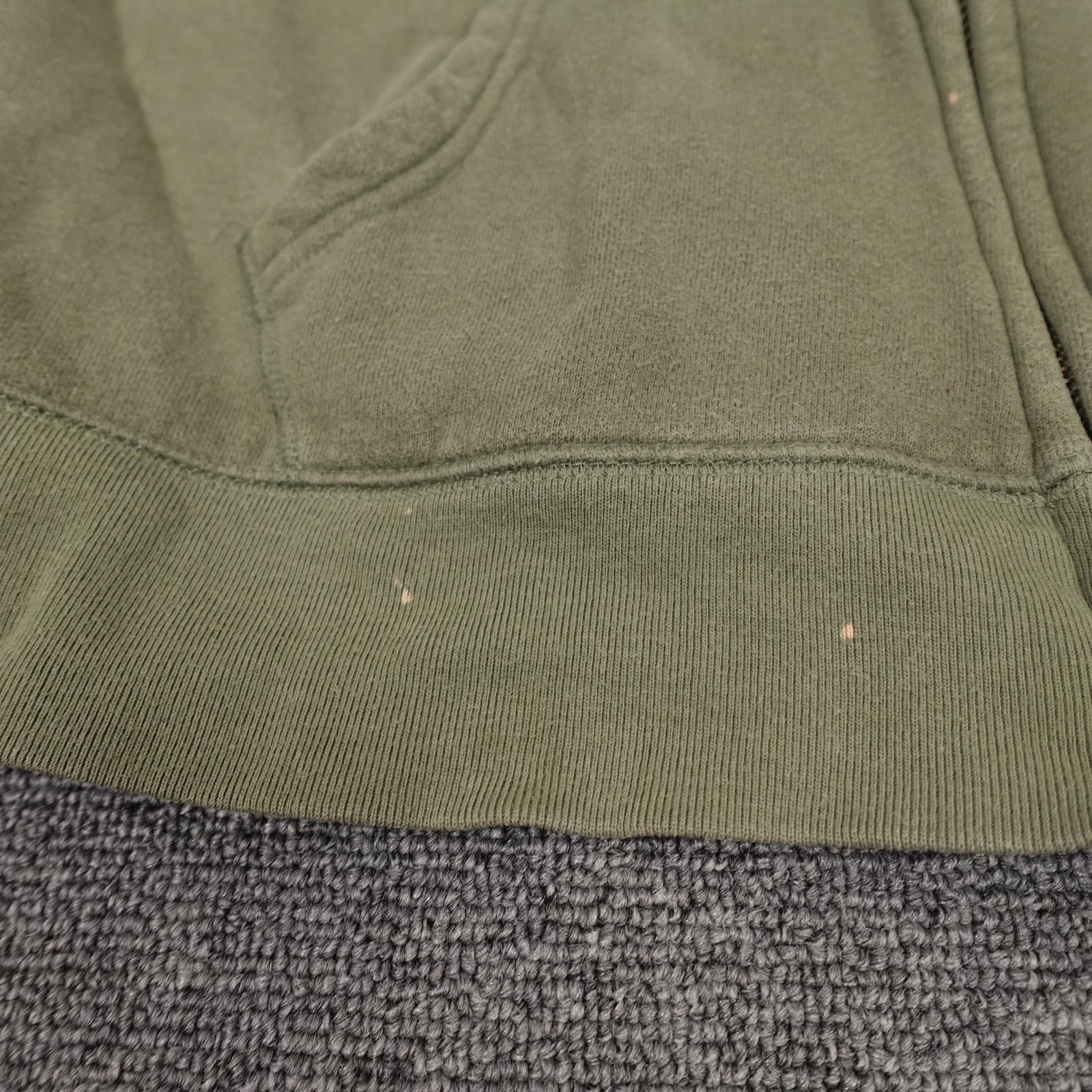 Vintage Polo Jeans Company Ralph Lauren Hoodie Mens XL Green Full Zip RL67 Y2K - Thumbnail 4
