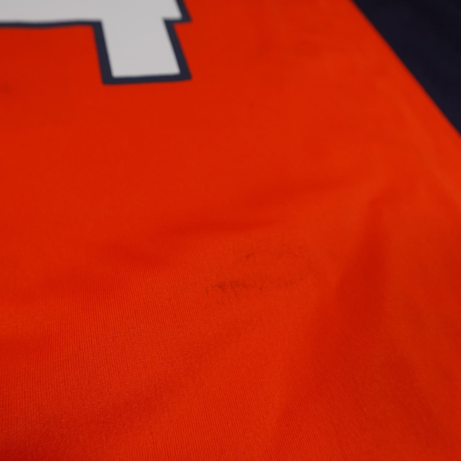 Denver Broncos Football Jersey Mens Medium Orange NFL Nike Case Keenum 4 - Thumbnail 4