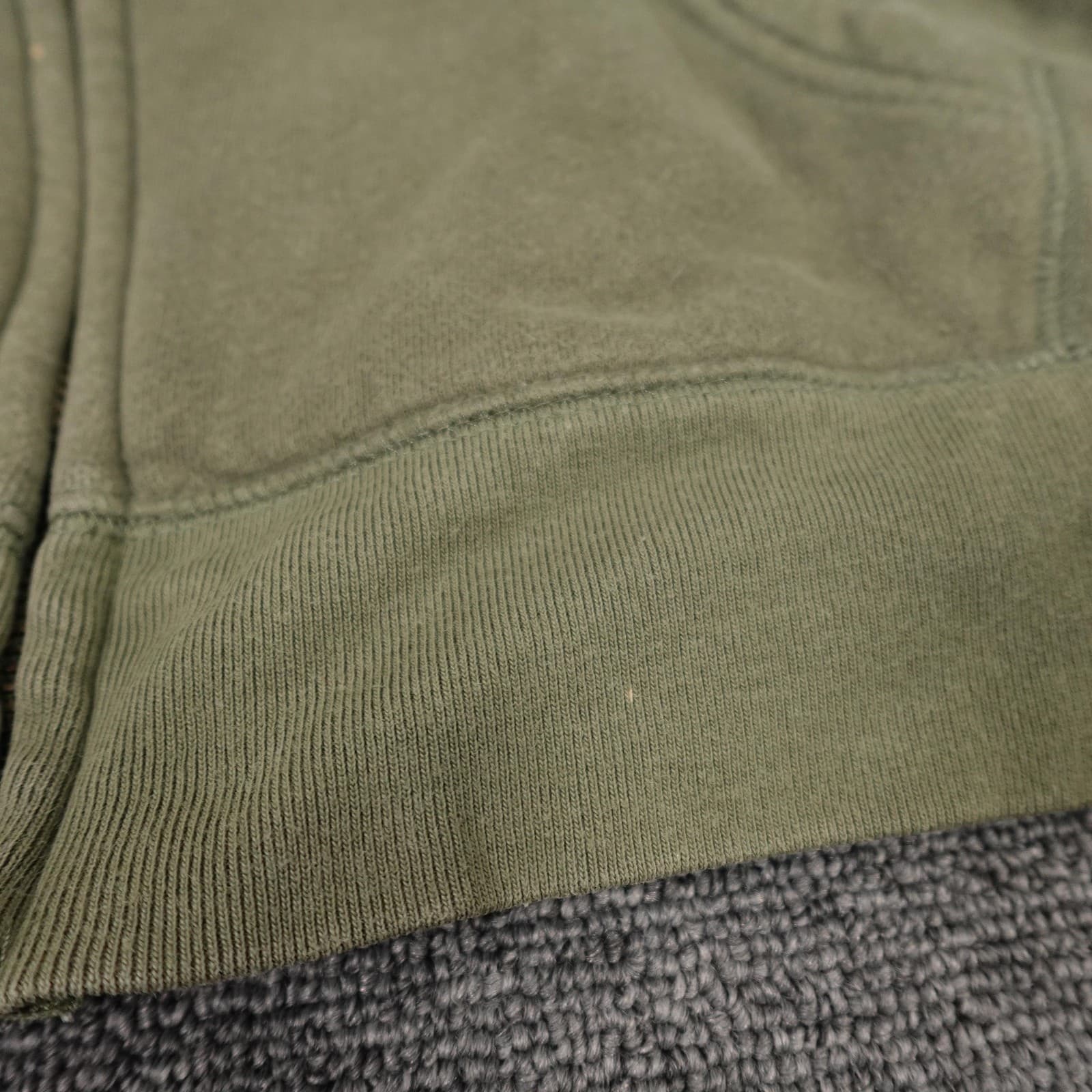 Vintage Polo Jeans Company Ralph Lauren Hoodie Mens XL Green Full Zip RL67 Y2K - Thumbnail 5