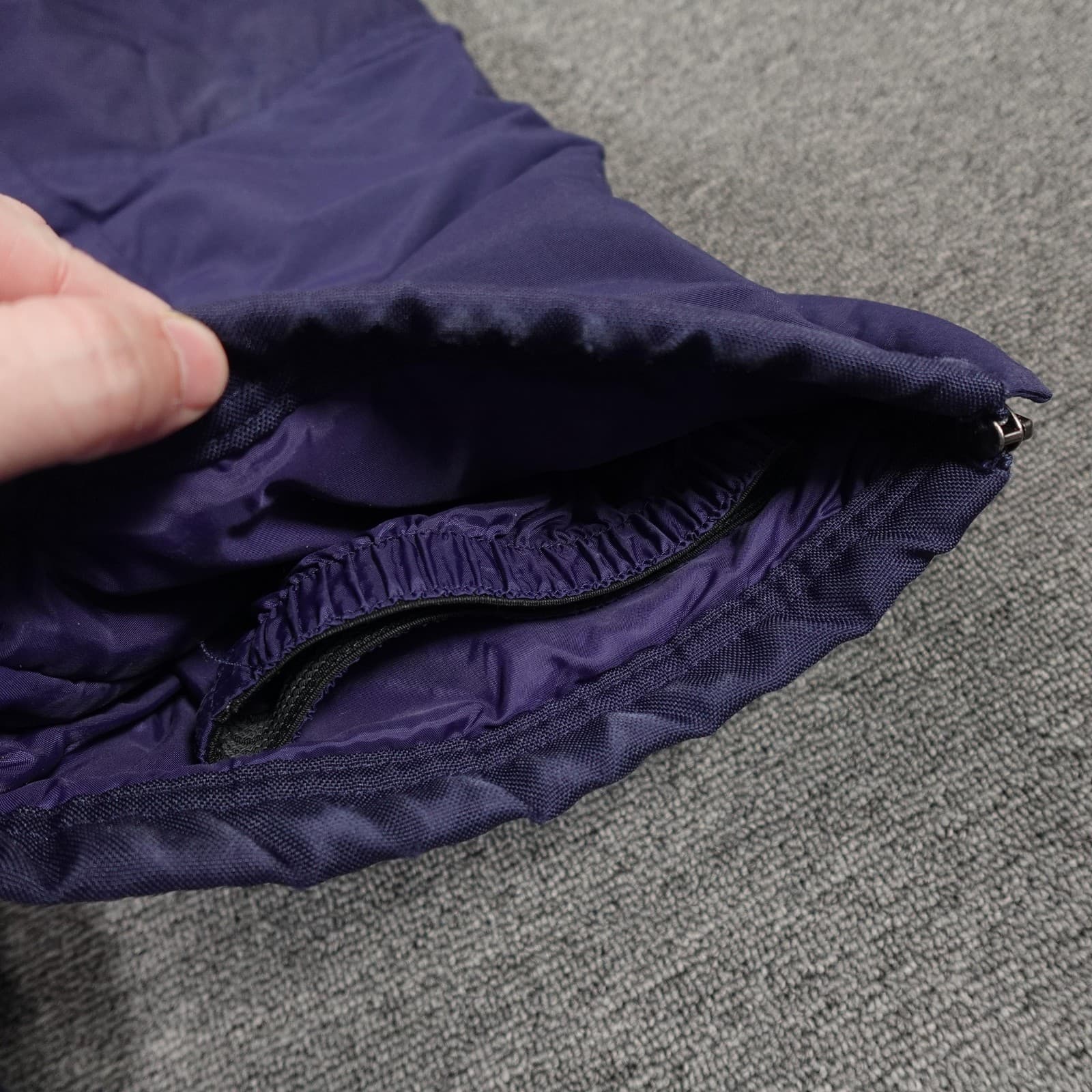 L.L.Bean Snow Pants Youth 10 Purple Insulated Adjustable Zip Hem Ski Winter - Thumbnail 2