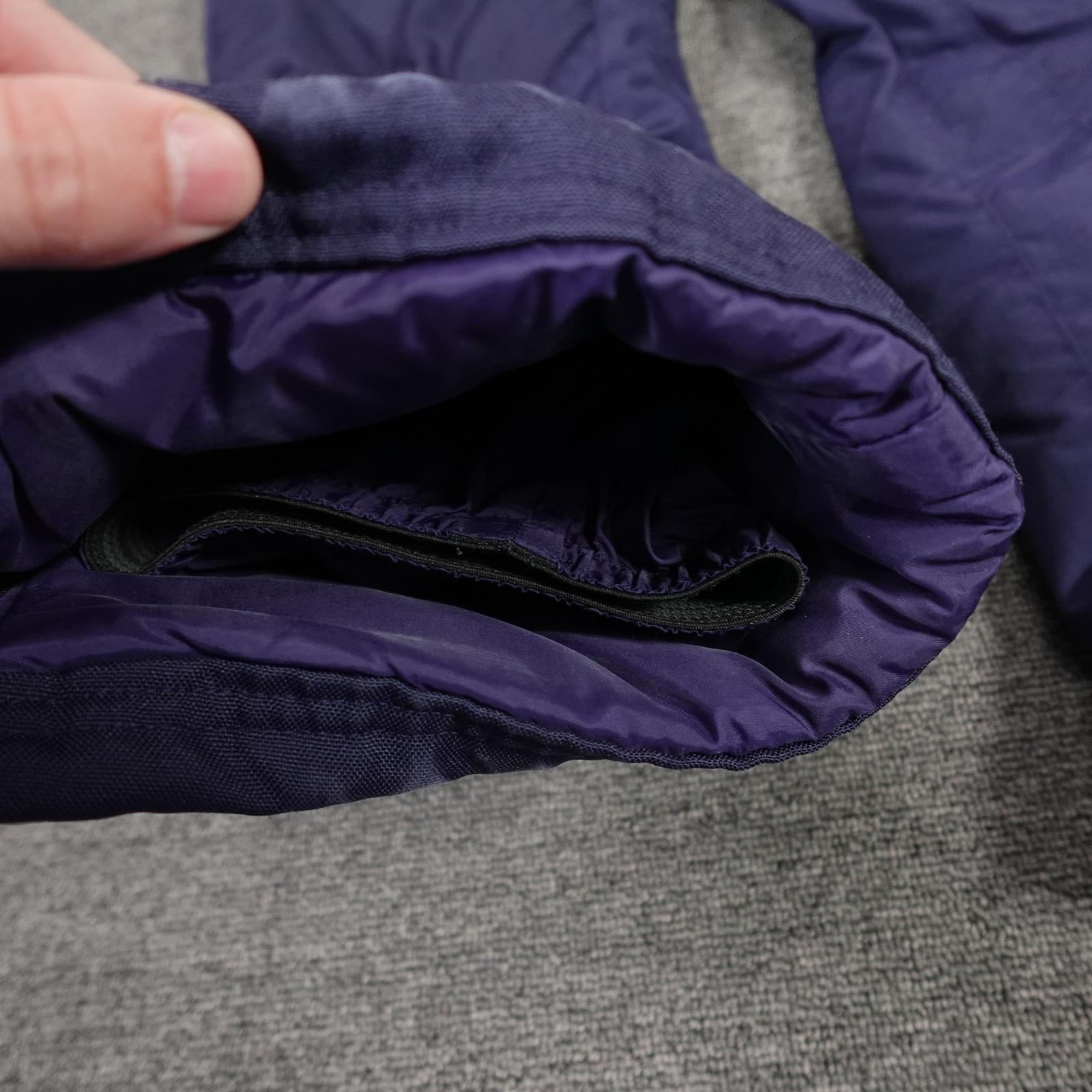 L.L.Bean Snow Pants Youth 10 Purple Insulated Adjustable Zip Hem Ski Winter - Thumbnail 3