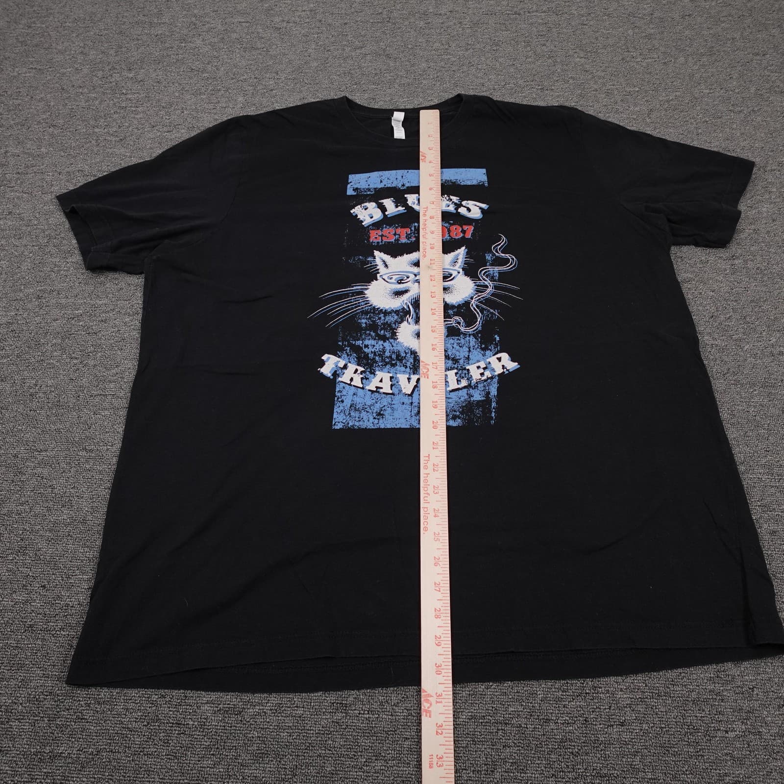 Blues Traveler Canvas Shirt Mens 3XL Black Tour 2017 Graphic Tee Band Music - Thumbnail 6