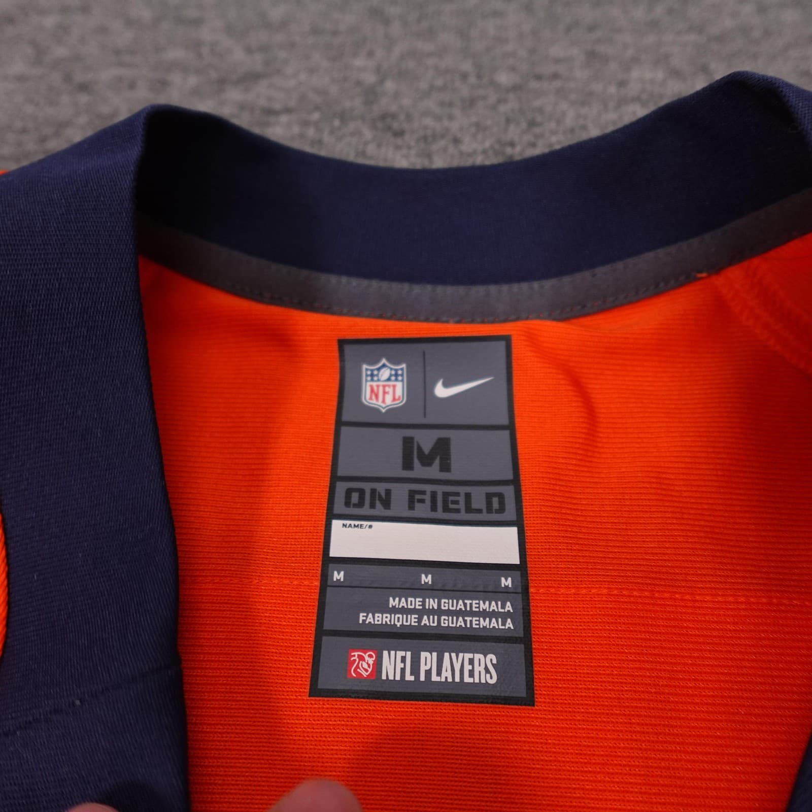 Denver Broncos Football Jersey Mens Medium Orange NFL Nike Case Keenum 4 - Thumbnail 6