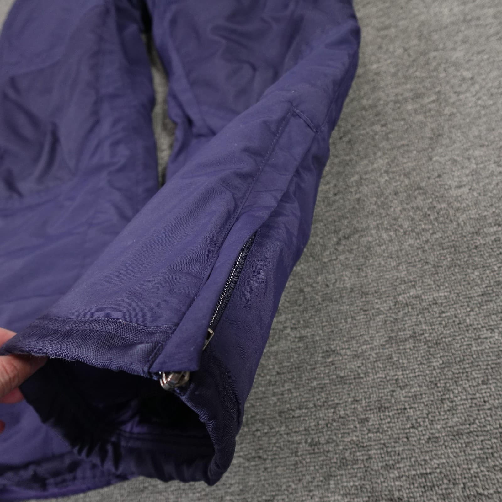 L.L.Bean Snow Pants Youth 10 Purple Insulated Adjustable Zip Hem Ski Winter - Thumbnail 4