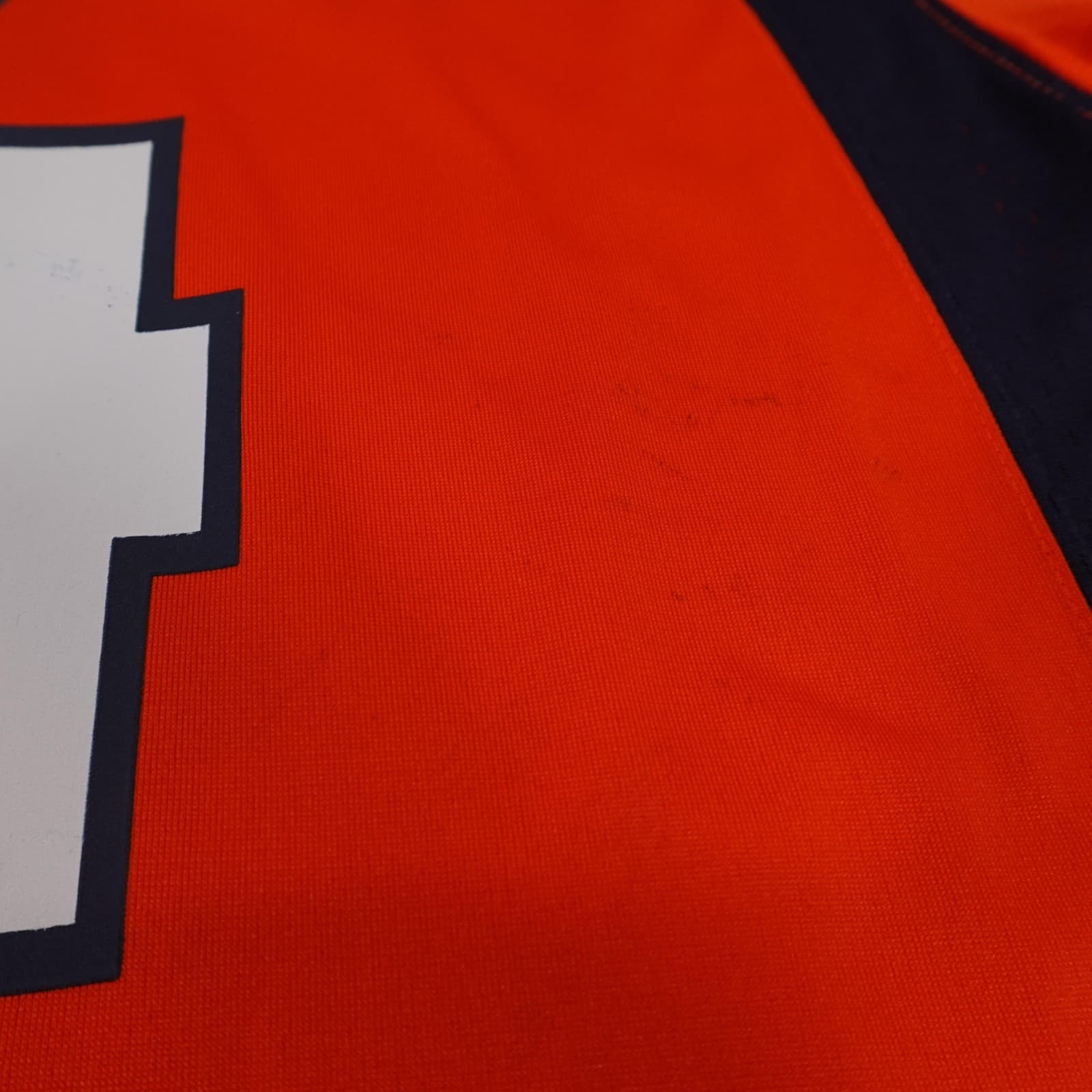 Denver Broncos Football Jersey Mens Medium Orange NFL Nike Case Keenum 4 - Thumbnail 5