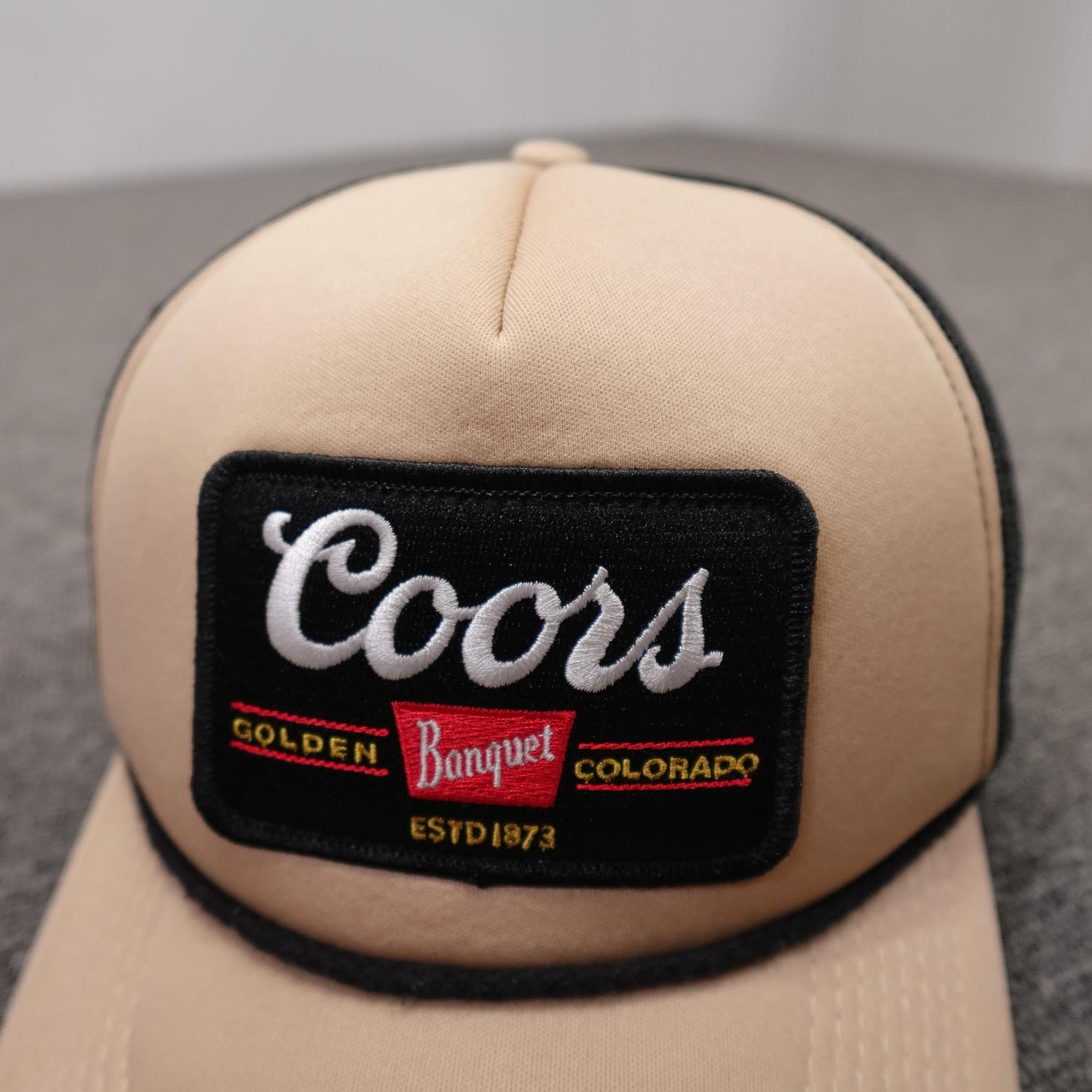 Colorado Limited Hat Cap Snap Back Mens One Size Beige Coors Mesh Trucker Beer - Thumbnail 3