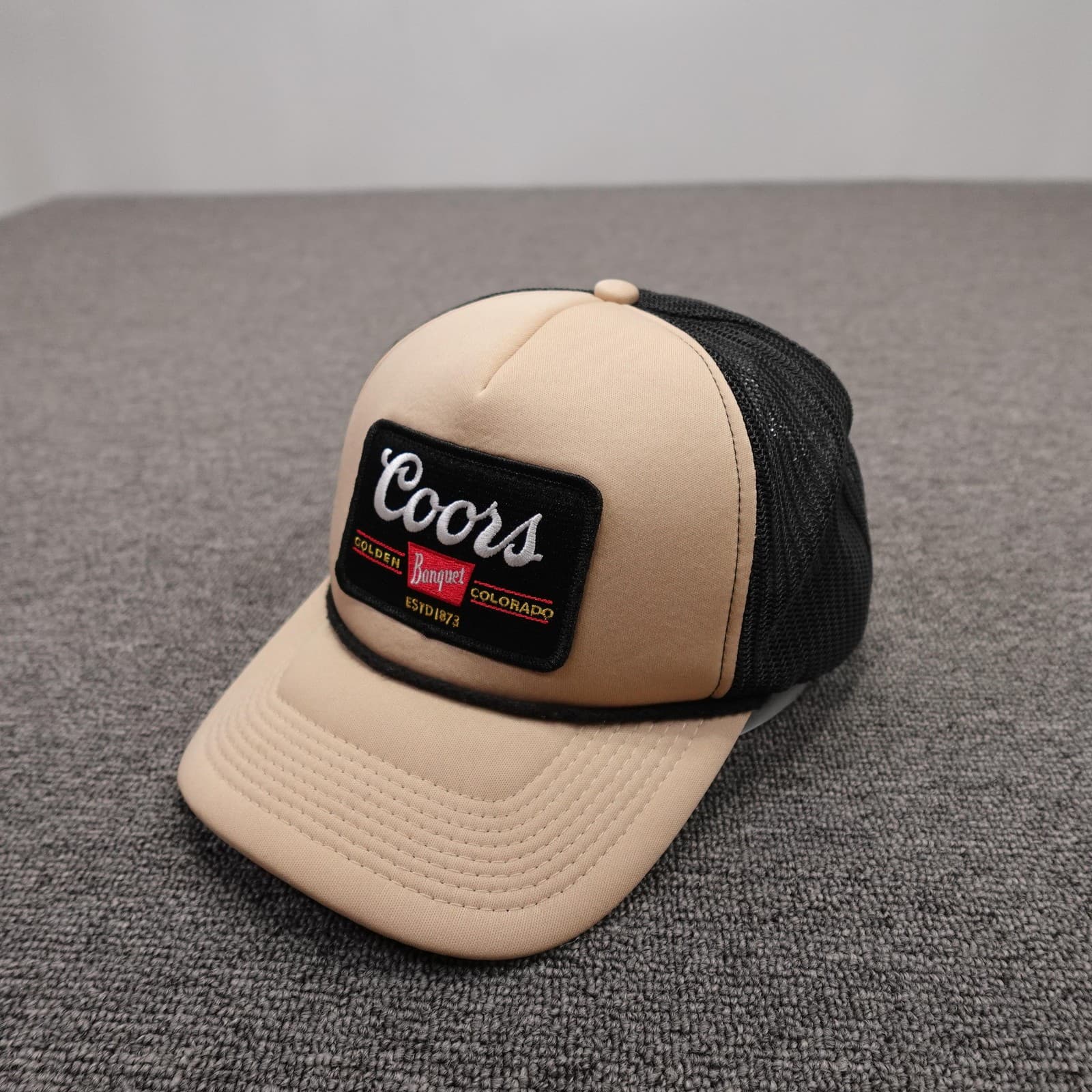 Colorado Limited Hat Cap Snap Back Mens One Size Beige Coors Mesh Trucker Beer - Thumbnail 2