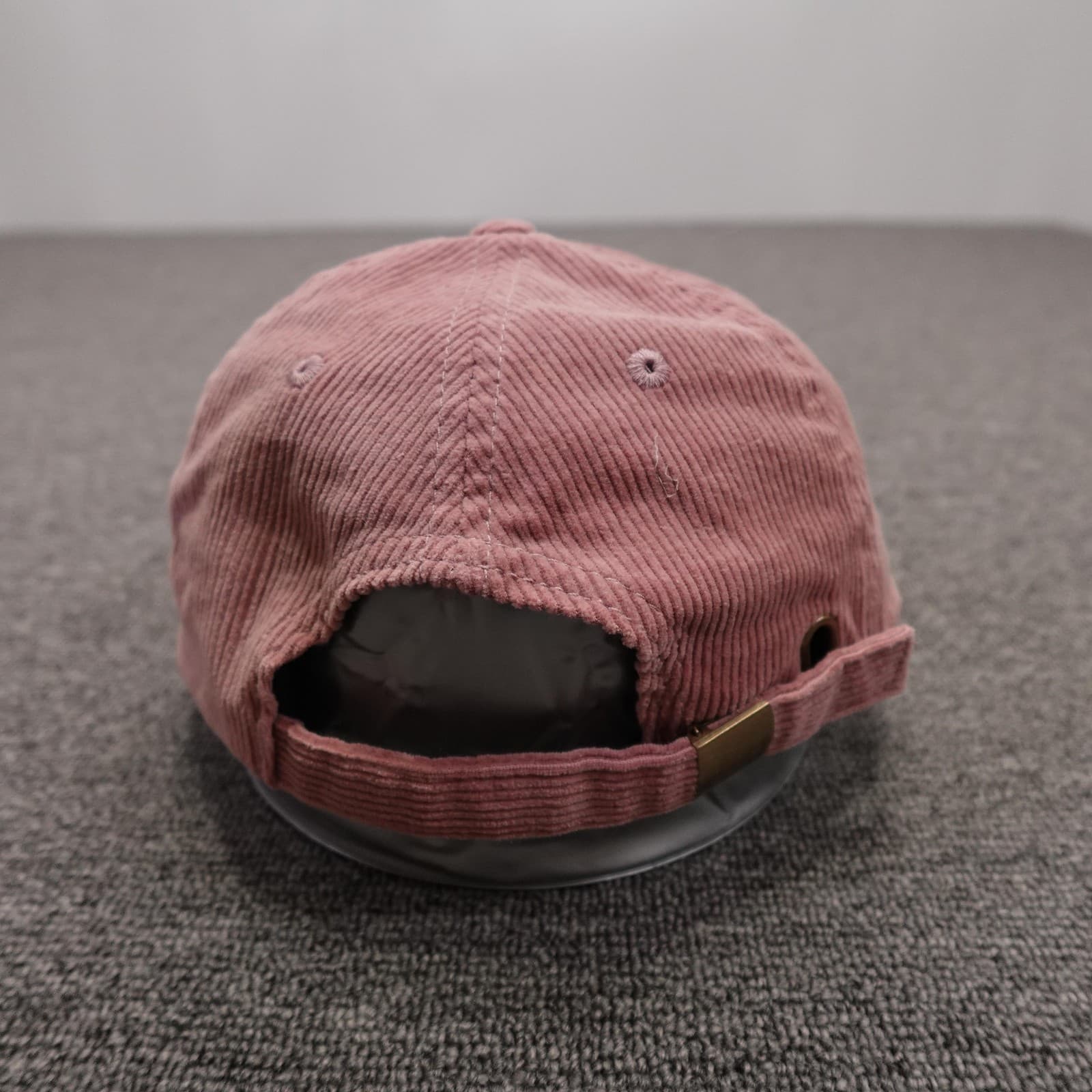 Atomicchild Hat Cap Strap Back Mens One Size Pink Corduroy Peace Patch Baseball - Thumbnail 4
