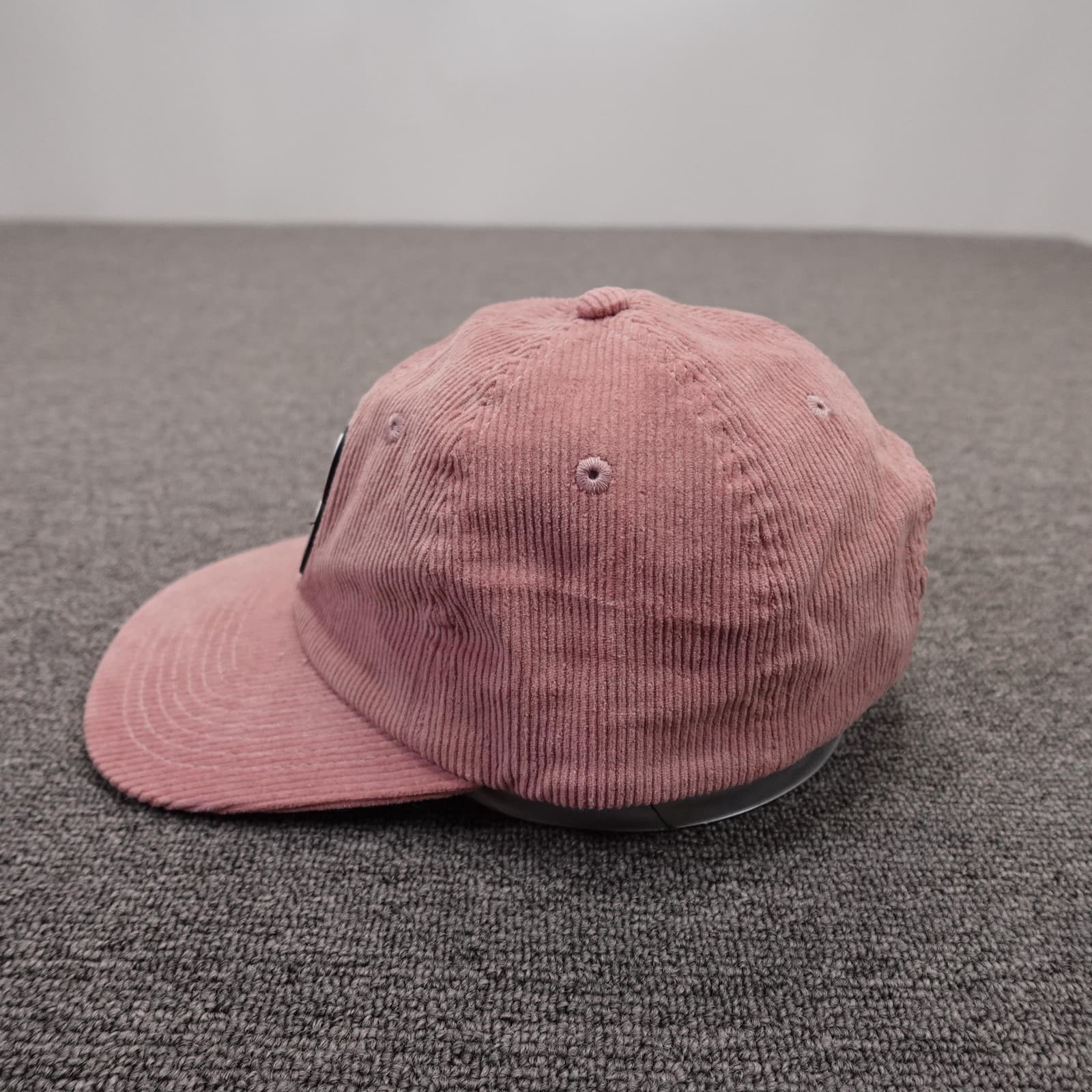 Atomicchild Hat Cap Strap Back Mens One Size Pink Corduroy Peace Patch Baseball - Thumbnail 3
