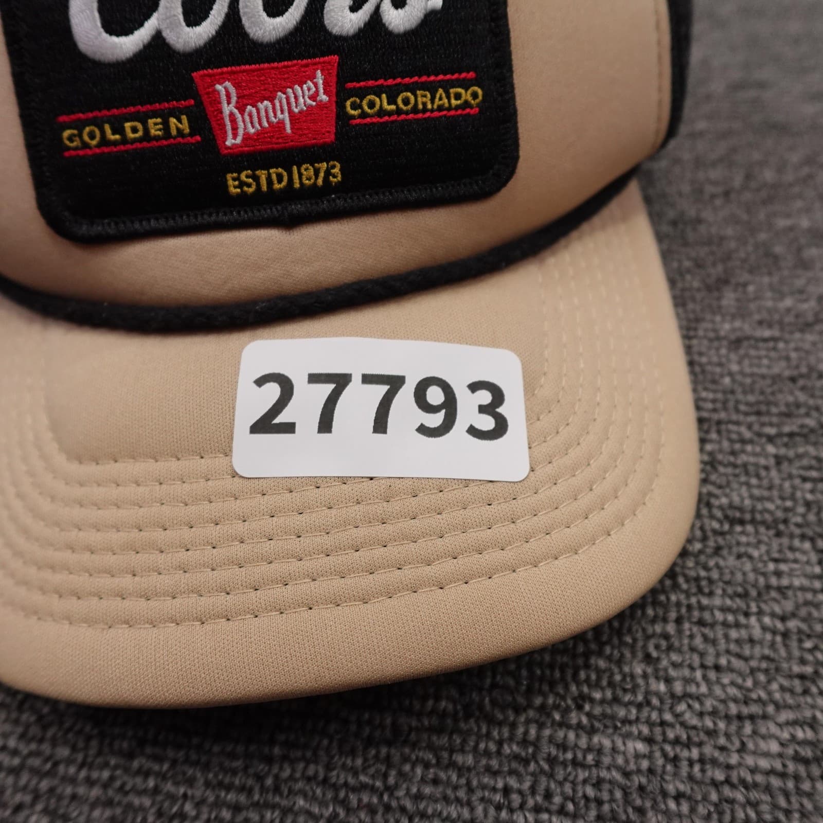 Colorado Limited Hat Cap Snap Back Mens One Size Beige Coors Mesh Trucker Beer - Thumbnail 9