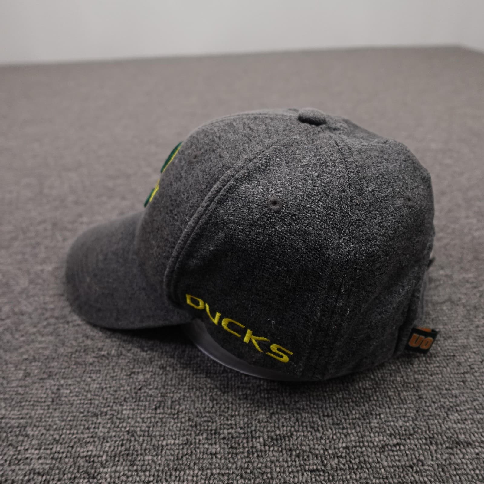 Oregon Ducks Hat Strap Back Mens One Size Gray NCAA Football Top Of The World - Thumbnail 3