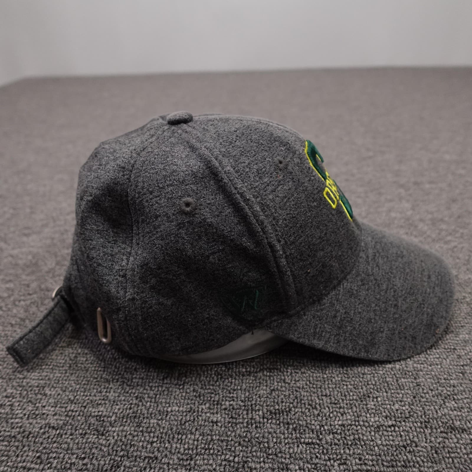 Oregon Ducks Hat Strap Back Mens One Size Gray NCAA Football Top Of The World - Thumbnail 5