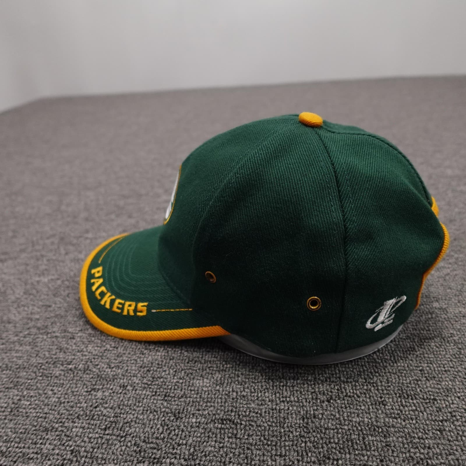 Vintage Green Bay Packers Hat Cap Strap Back Mens One Size NFL Logo Athletic - Thumbnail 3