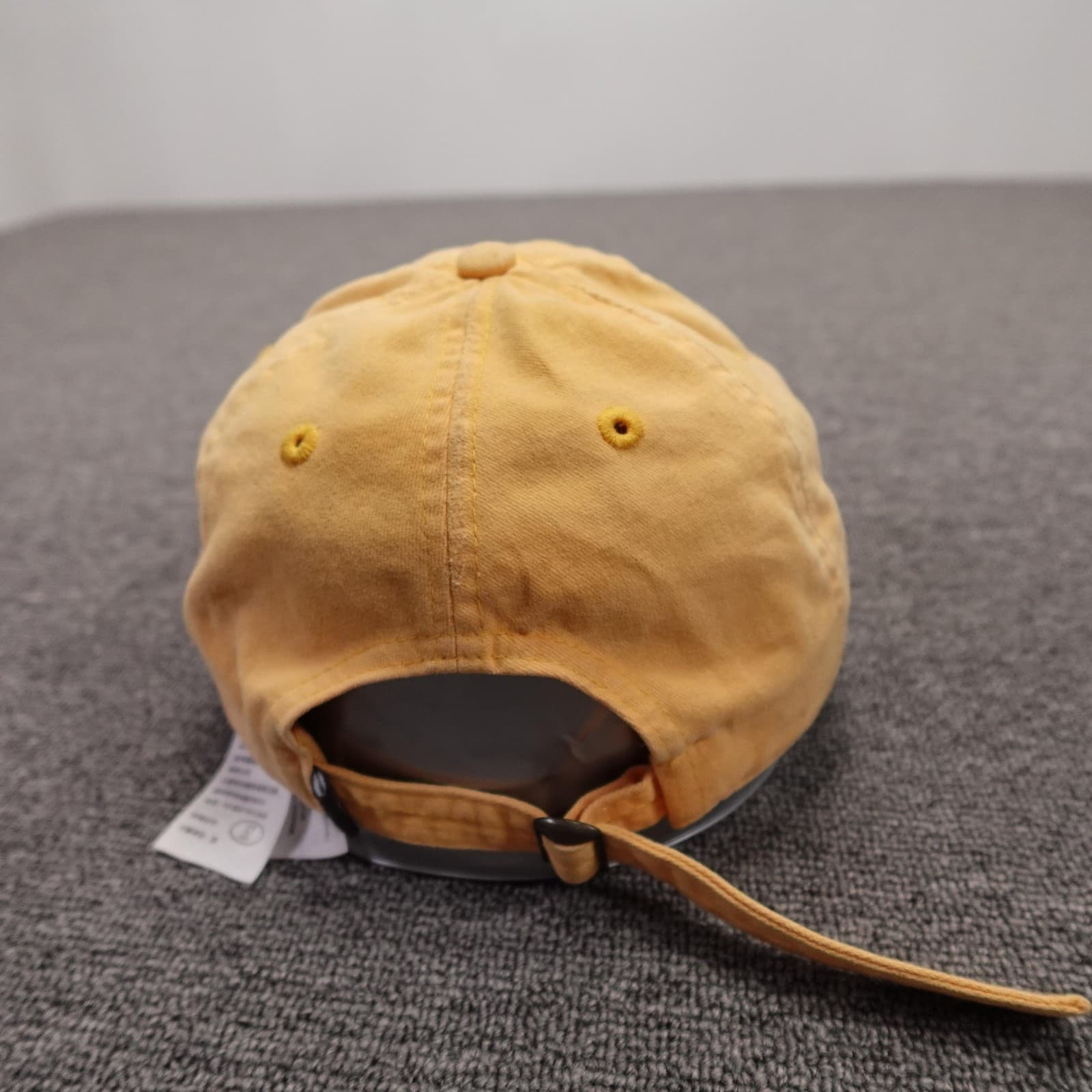 Hollister Hat Cap Strap Back Mens One Size Yellow Twill Baseball Embroidered - Thumbnail 4