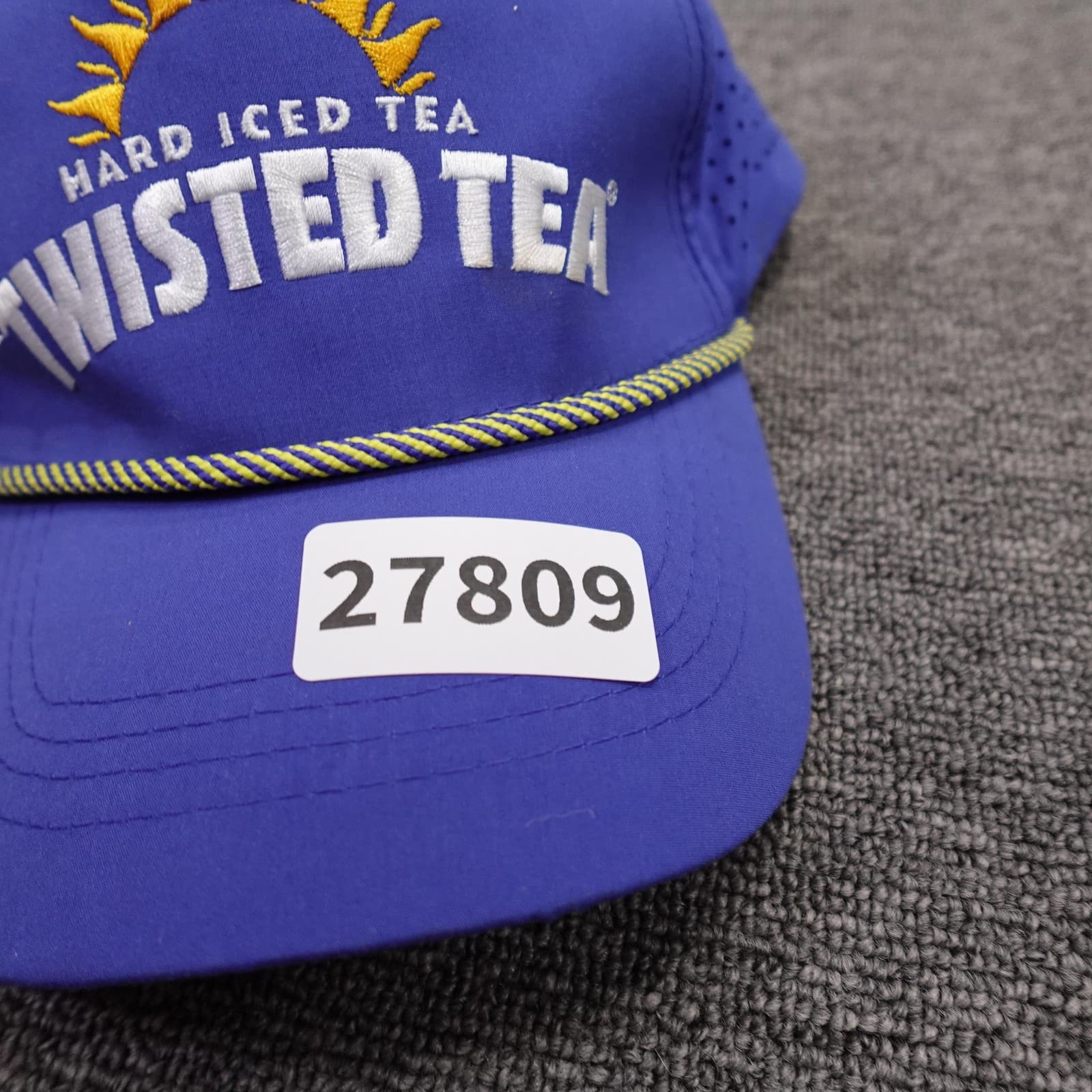 Twisted Tea Hat Cap Snap Back Mens One Size Blue Rope Perforated Baseball Beer - Thumbnail 7