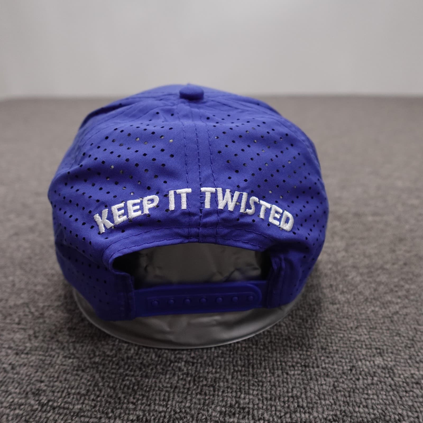 Twisted Tea Hat Cap Snap Back Mens One Size Blue Rope Perforated Baseball Beer - Thumbnail 4