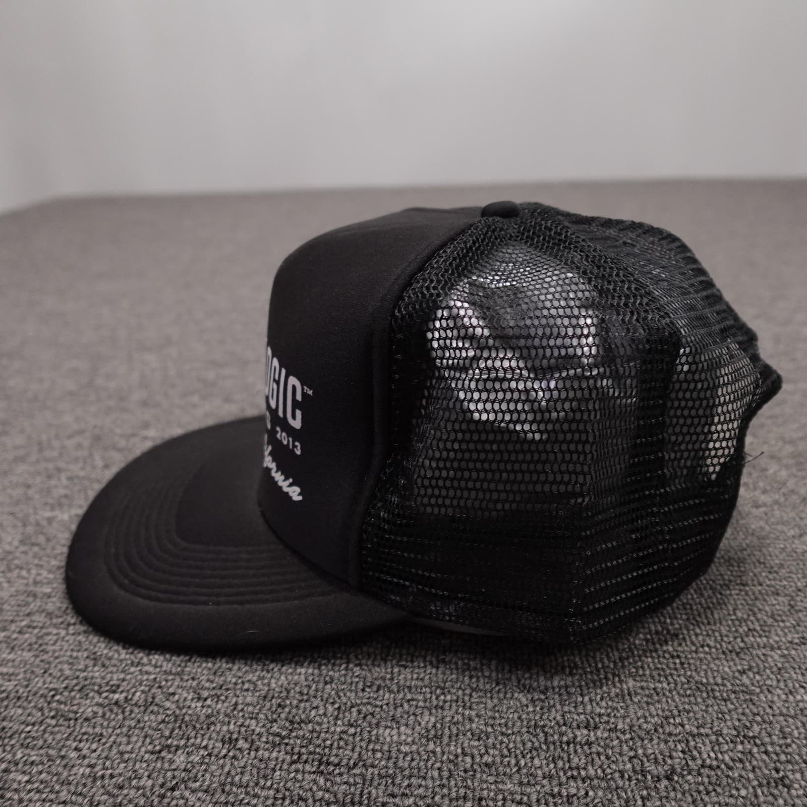 Bottle Logic Brewing Otto Hat Cap Snap Back Mens One Size Black Mesh Trucker - Thumbnail 3