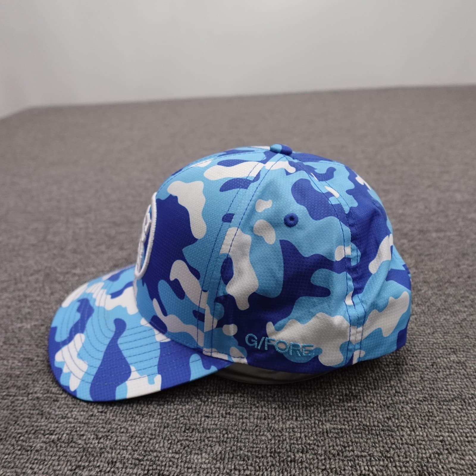 G/FORE Hat Cap Snap Back Mens One Size Blue Camo Golf Logo Polyester Baseball - Thumbnail 4