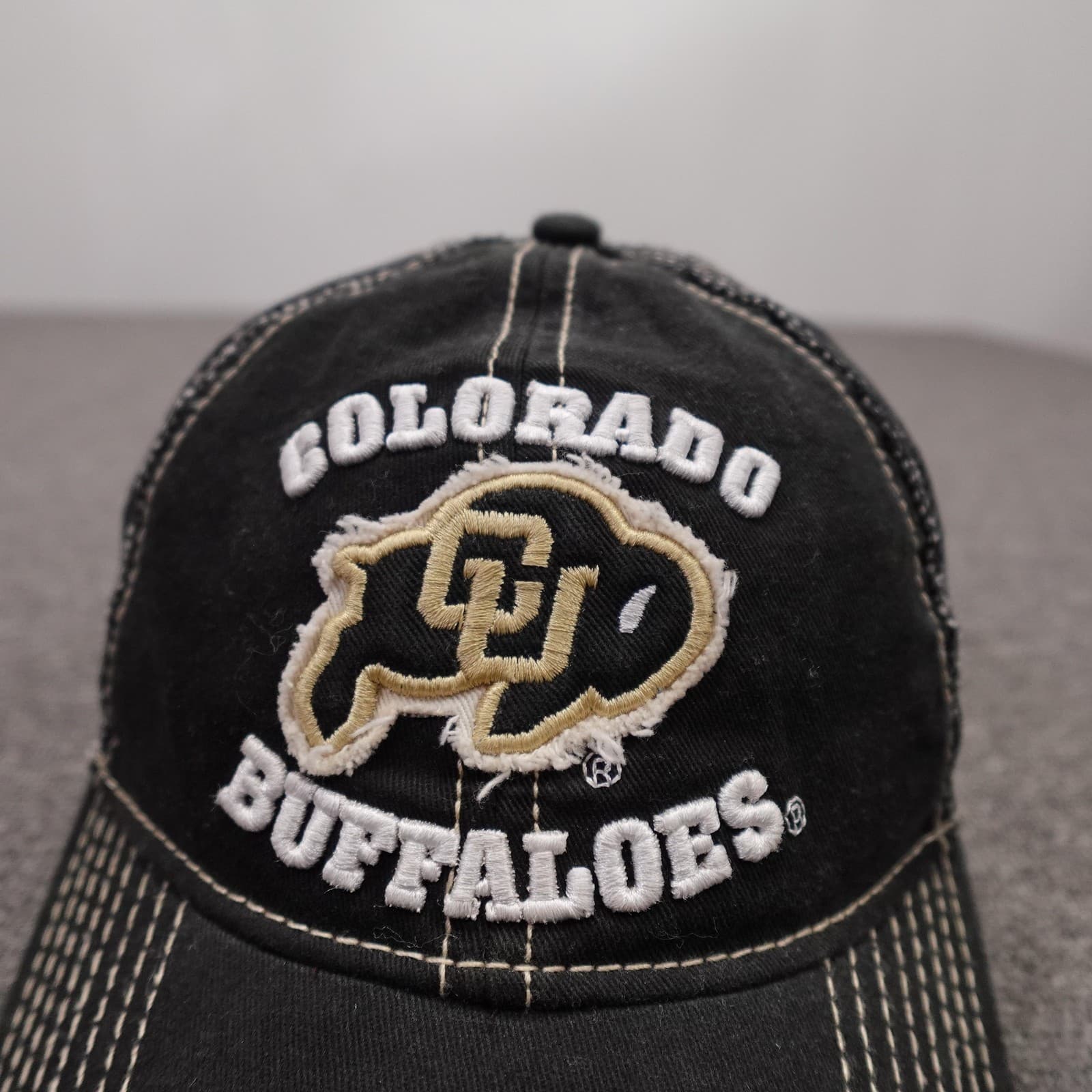 Colorado Buffaloes Hat Snap Back Boys One Size Black NCAA Trucker Mesh Football - Thumbnail 2