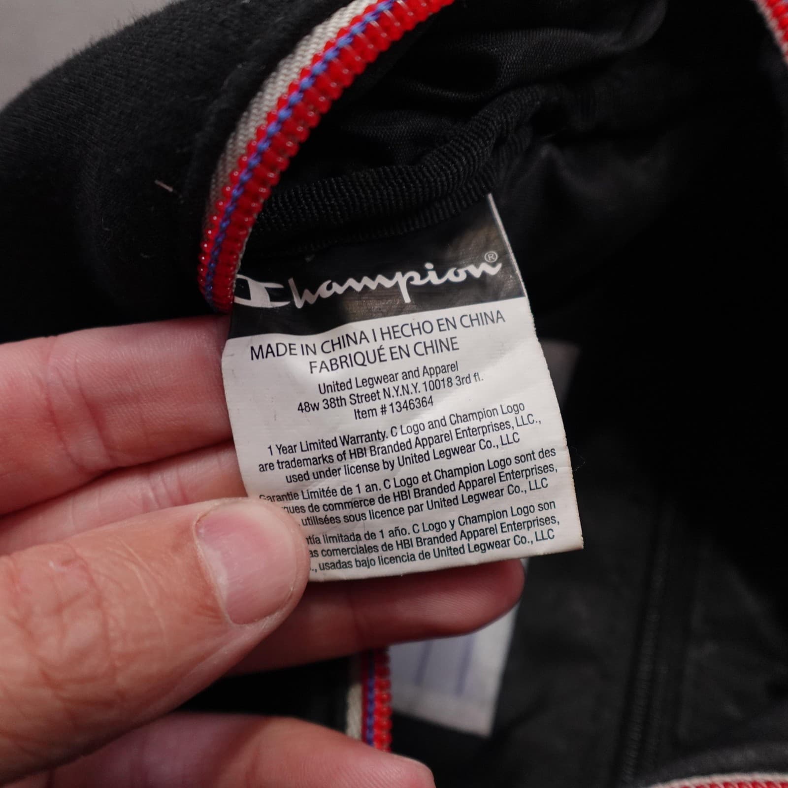 Champion Vintage Fanny Pack Black Logo Travel Waist Belt Bag Unisex Adjustable - Thumbnail 8