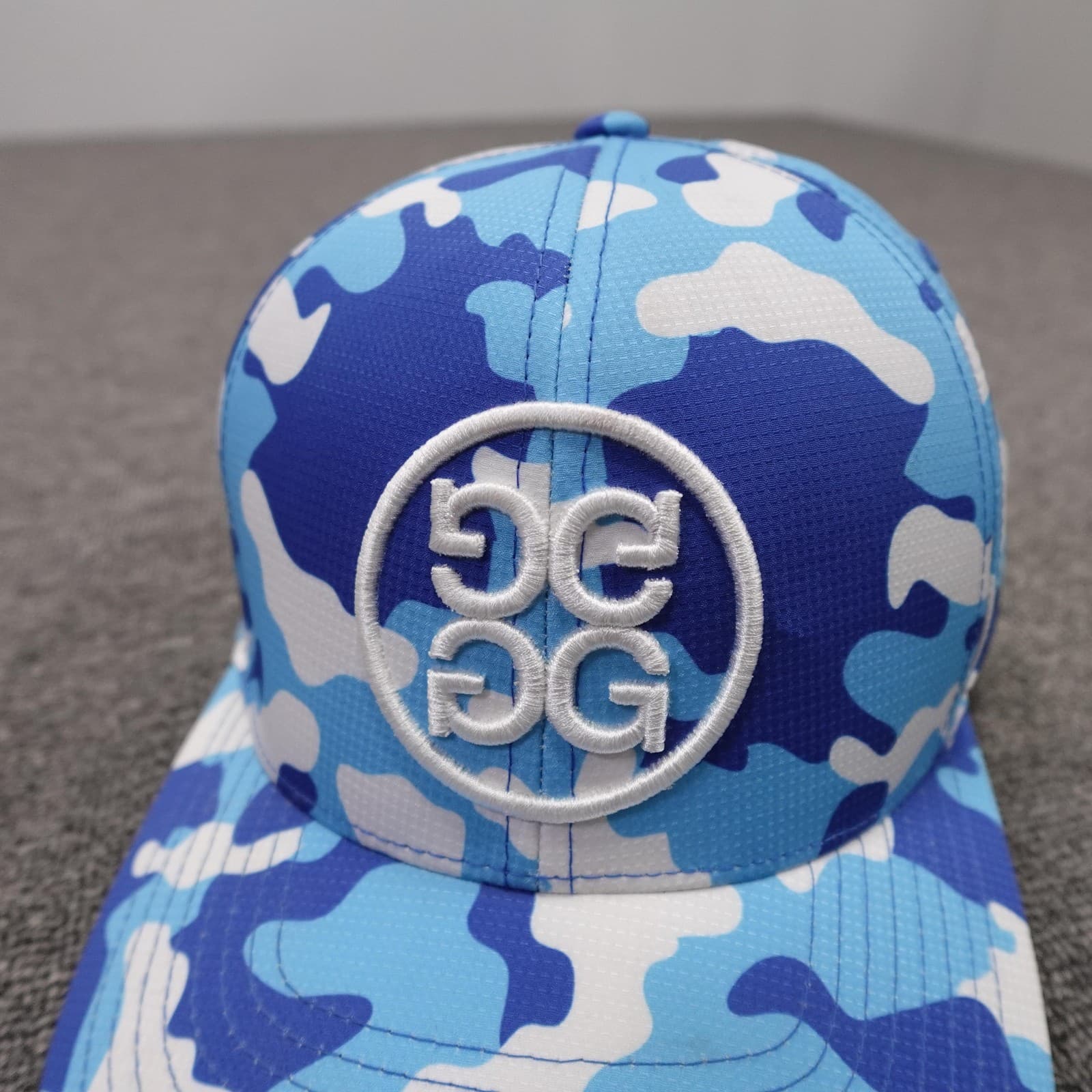 G/FORE Hat Cap Snap Back Mens One Size Blue Camo Golf Logo Polyester Baseball - Thumbnail 2