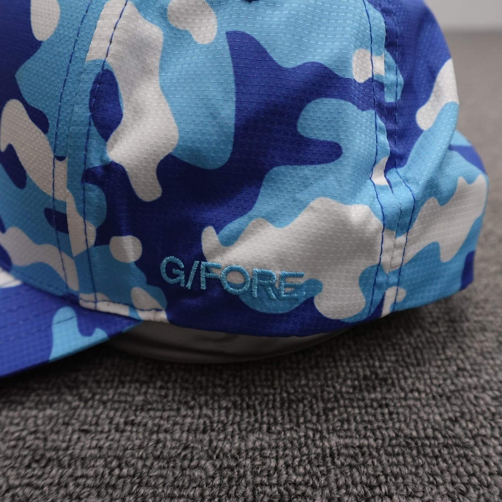 G/FORE Hat Cap Snap Back Mens One Size Blue Camo Golf Logo Polyester Baseball - Thumbnail 3