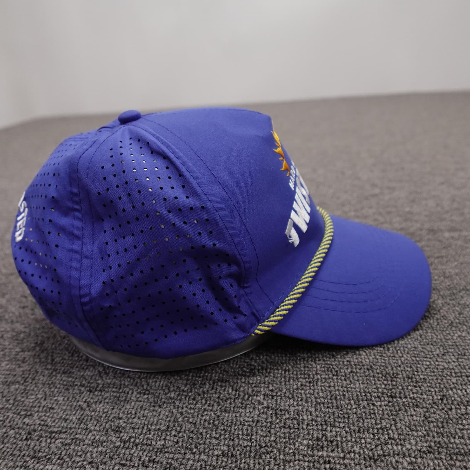 Twisted Tea Hat Cap Snap Back Mens One Size Blue Rope Perforated Baseball Beer - Thumbnail 5