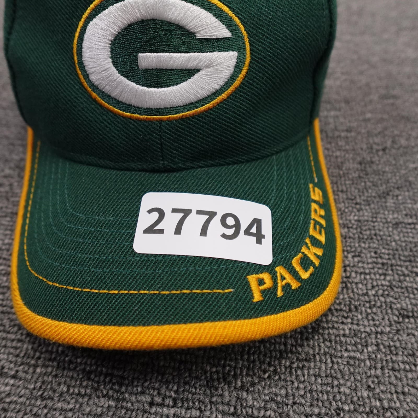 Vintage Green Bay Packers Hat Cap Strap Back Mens One Size NFL Logo Athletic - Thumbnail 11