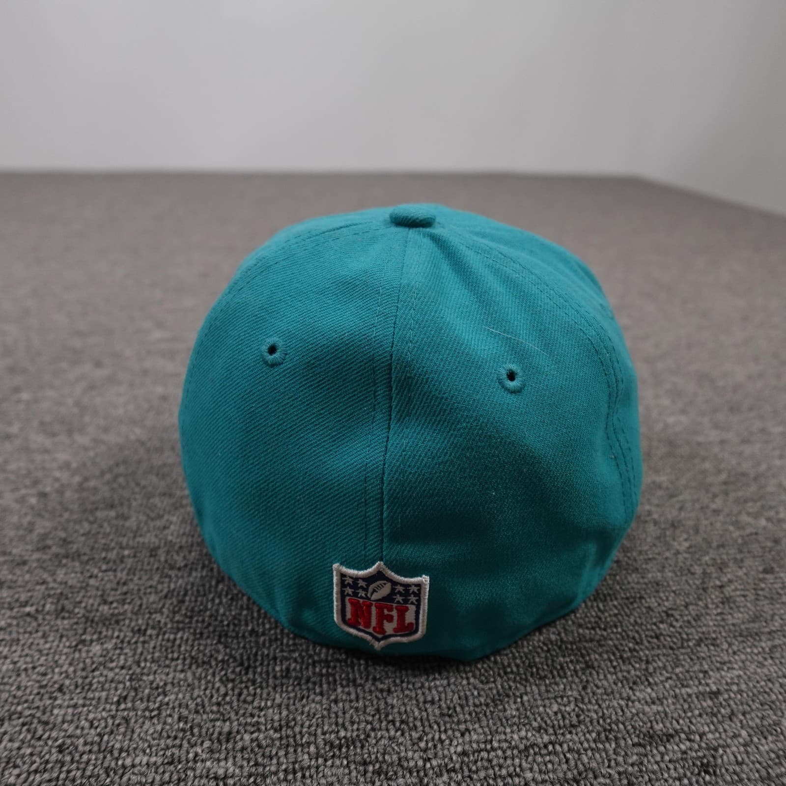 Miami Dolphins Hat Cap Fitted Mens 6 7/8 Green NFL Football New Era 59FIFTY - Thumbnail 5