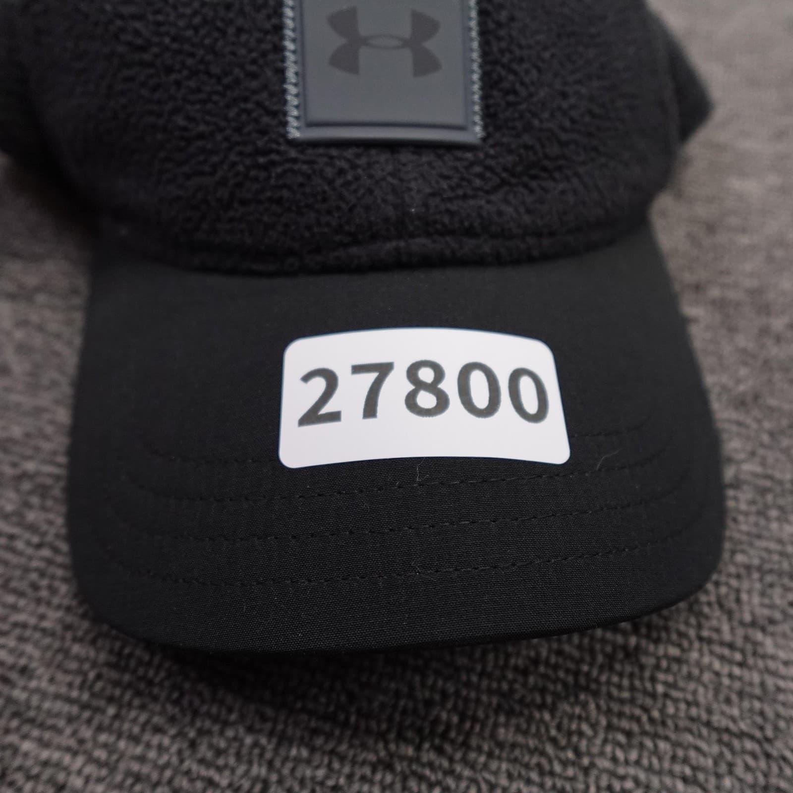 Under Armour Hat Cap Strap Back Mens One Size Black Fleece Baseball Winter - Thumbnail 8