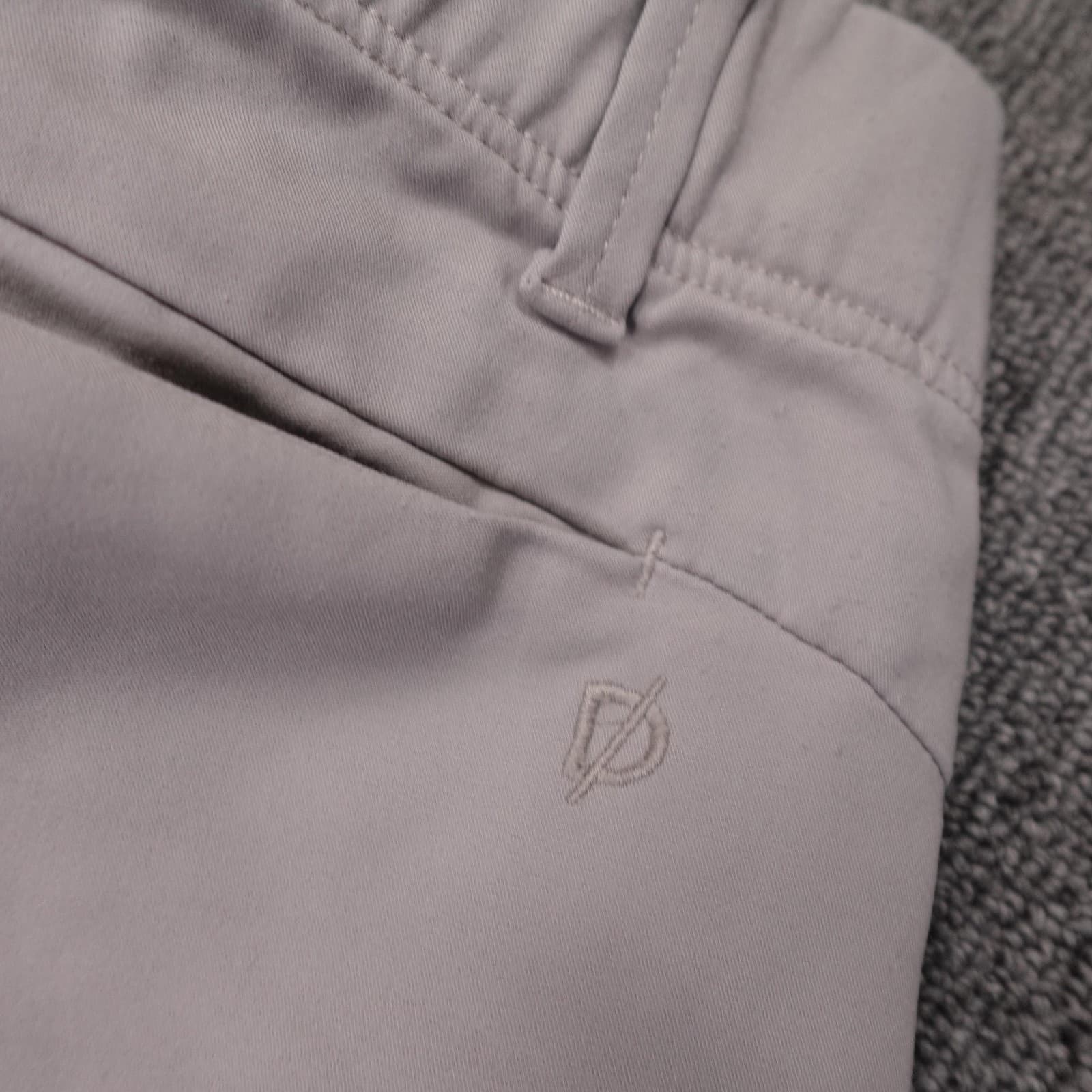 DUER Pants Mens 30x26 Gray Stretch Chino Straight Casual Performance MPHS1922 - Thumbnail 5