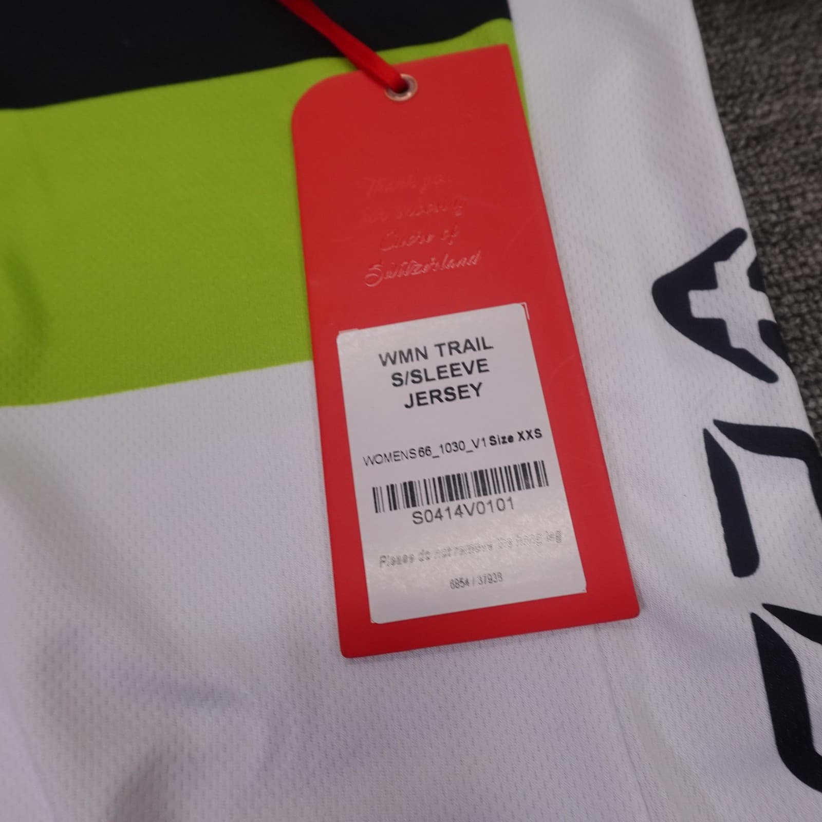 Cuore Shirt Womens XXS White Green Trail Cycling Short Sleeve Jersey Athletic - Thumbnail 5