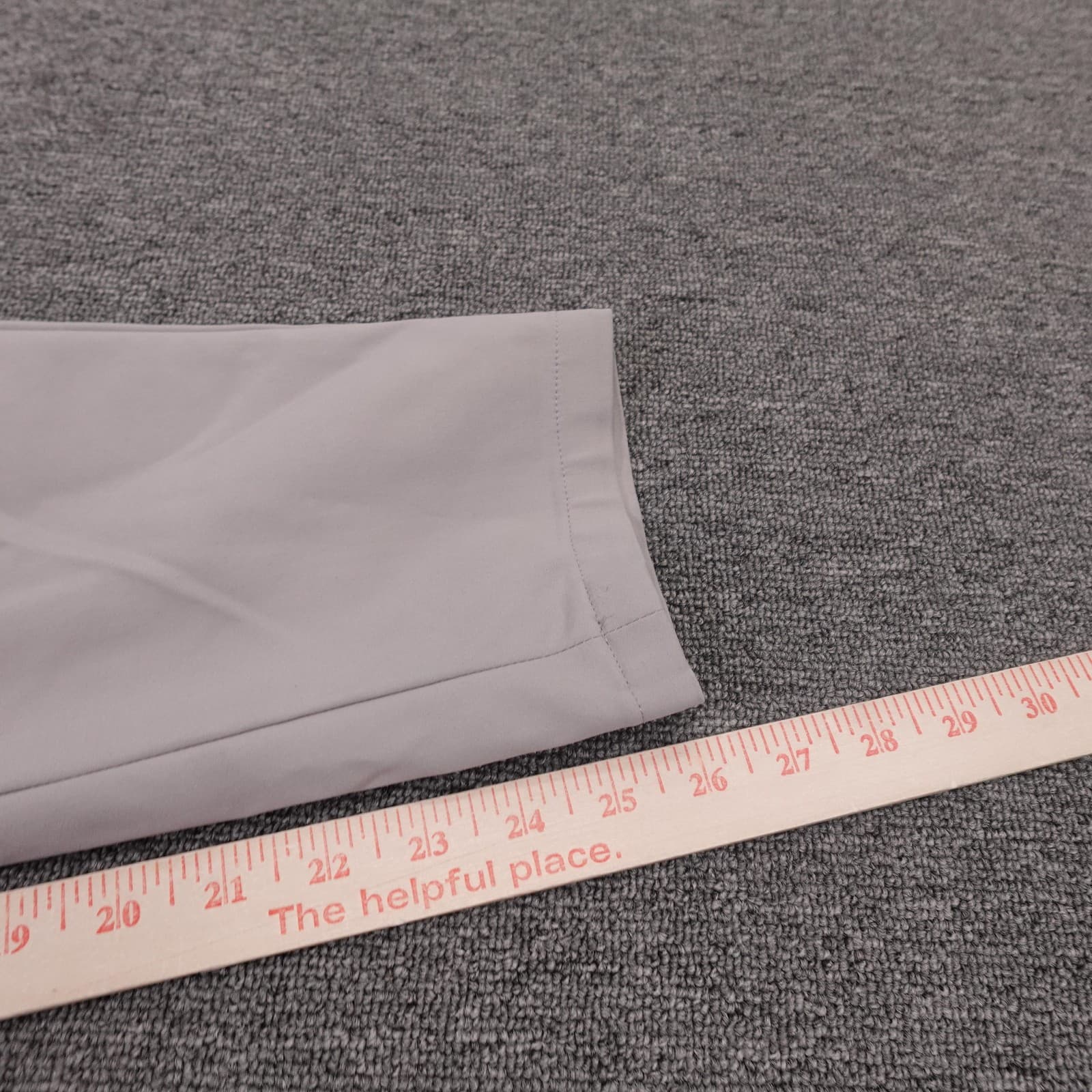 DUER Pants Mens 30x26 Gray Stretch Chino Straight Casual Performance MPHS1922 - Thumbnail 11