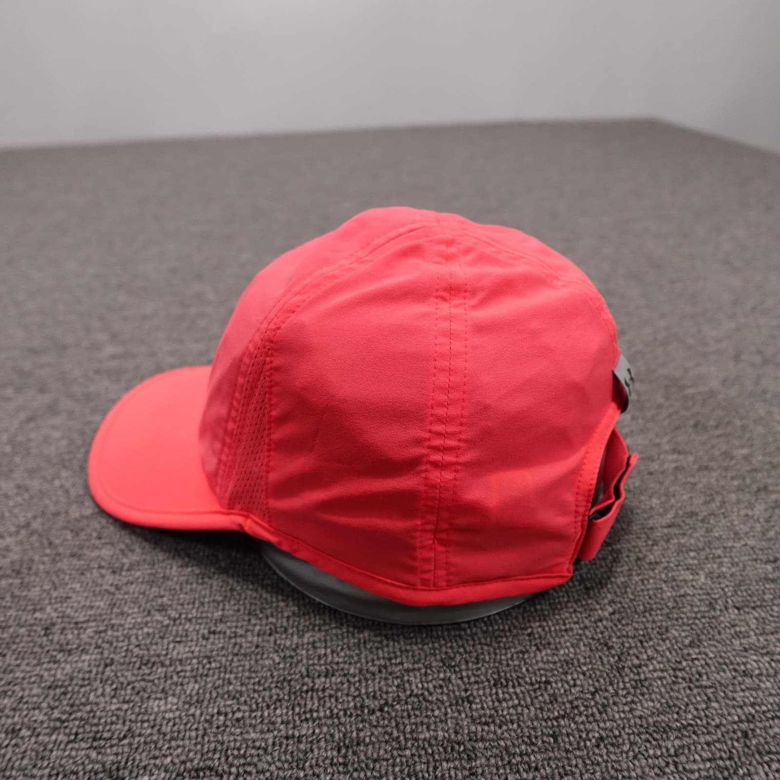 Under Armour Hat Cap Strap Back Womens One Size Pink Reflective Logo Athletic - Thumbnail 3