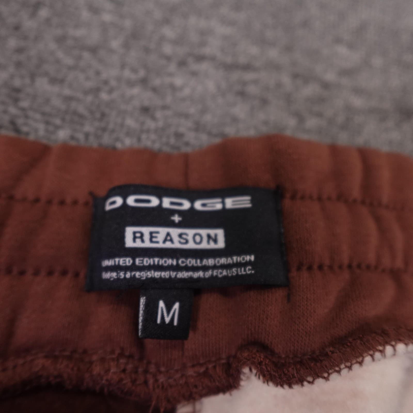 Reason Brand Sweatpants Mens Medium 33x32 Brown Beige Hellcat Flared Fleece - Thumbnail 4