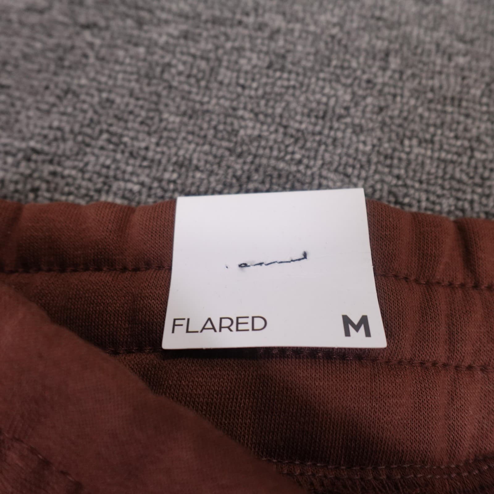 Reason Brand Sweatpants Mens Medium 33x32 Brown Beige Hellcat Flared Fleece - Thumbnail 5