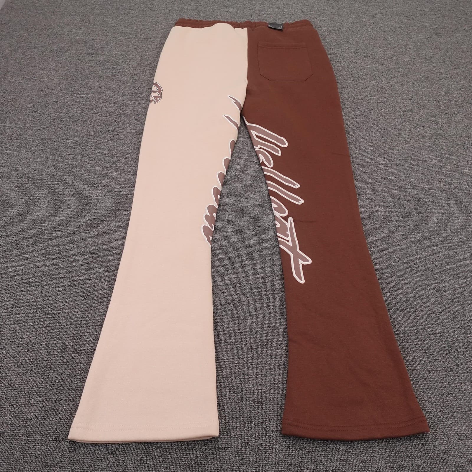 Reason Brand Sweatpants Mens Medium 33x32 Brown Beige Hellcat Flared Fleece - Thumbnail 8
