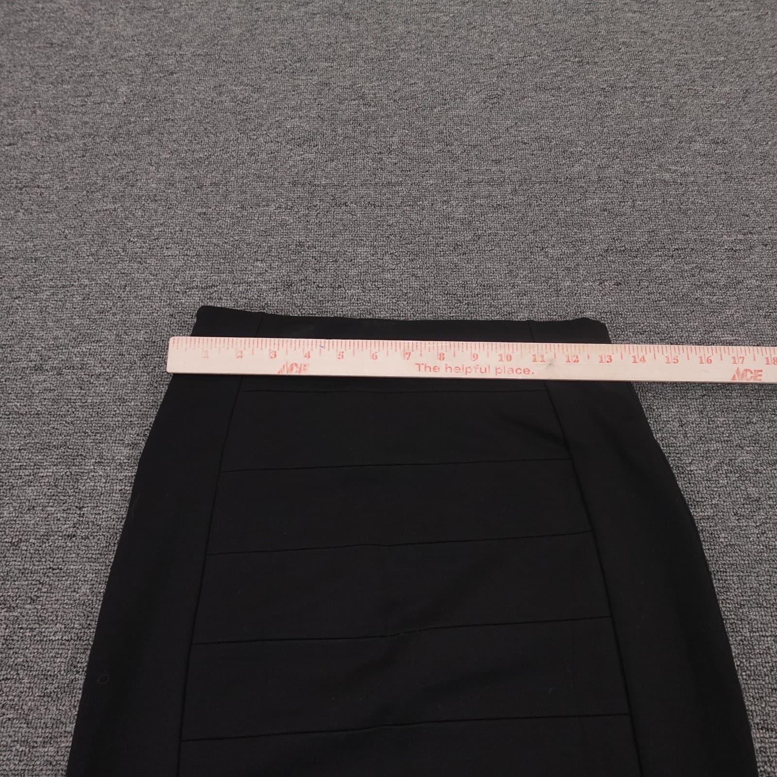 White House Black Market Skirt Womens 0 Black Instantly Slim Pencil Knit Stretch - Thumbnail 3