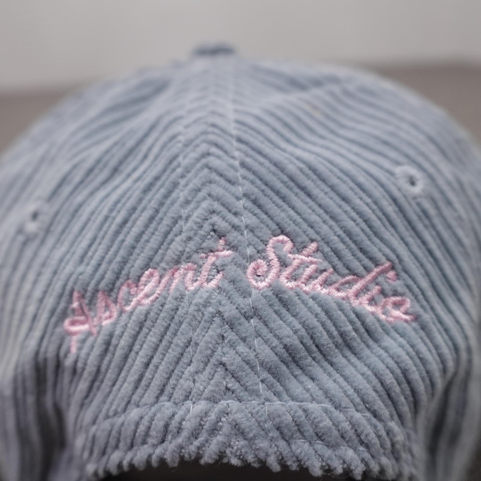 YOU KNOW. Hat Cap Snap Back Mens One Size Blue Corduroy Climbing Ascent Studio - Thumbnail 5