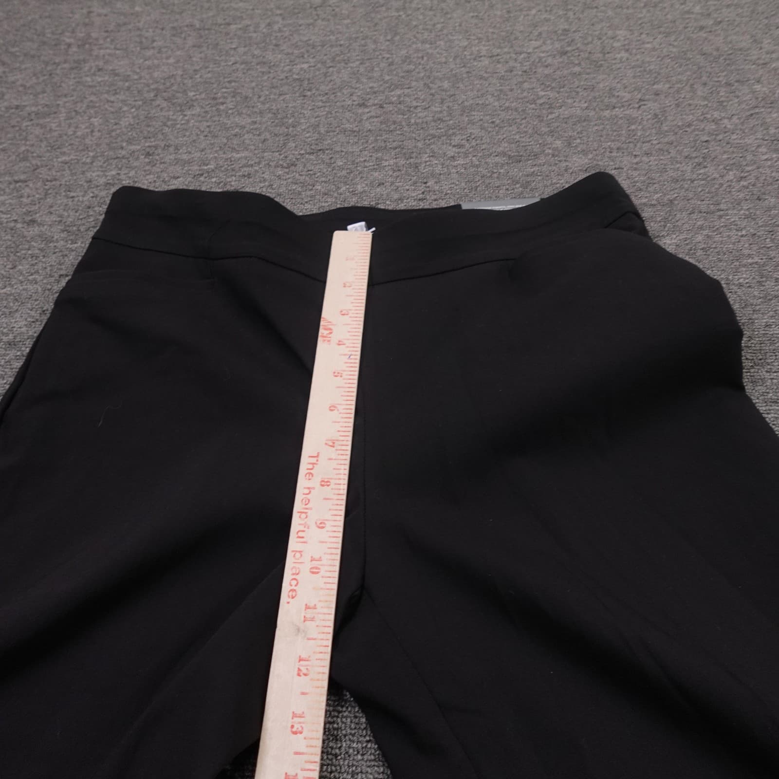 Chicos Pants Womens 10P Black So Slimming Brigitte Wide Leg Ponte Dress Workwear - Thumbnail 10