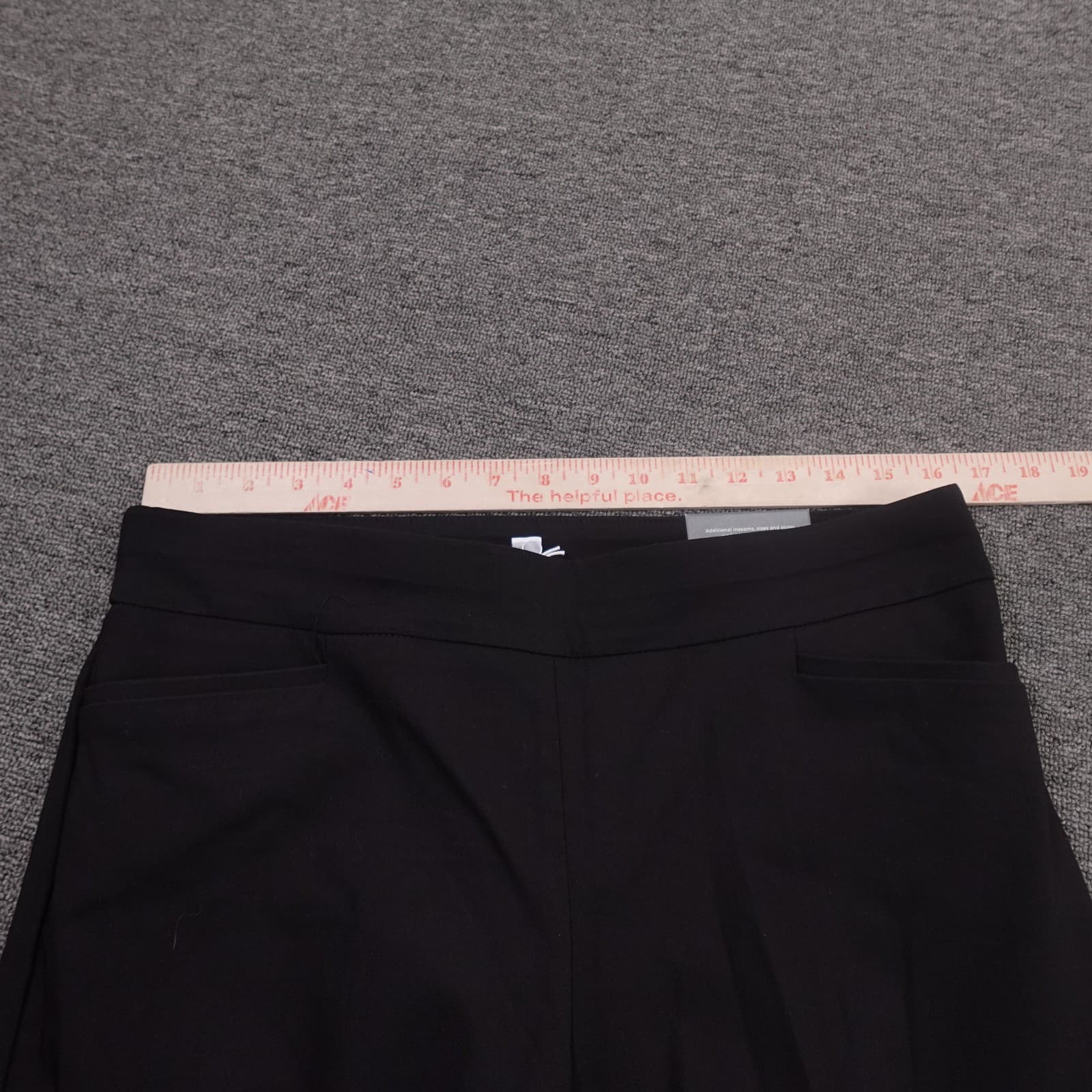 Chicos Pants Womens 10P Black So Slimming Brigitte Wide Leg Ponte Dress Workwear - Thumbnail 9