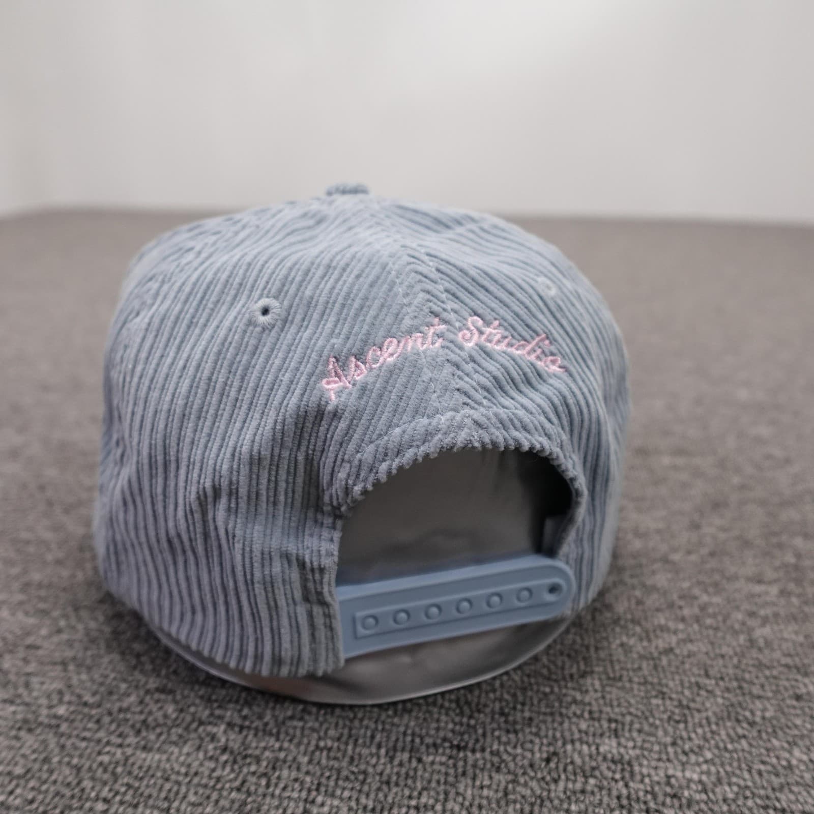 YOU KNOW. Hat Cap Snap Back Mens One Size Blue Corduroy Climbing Ascent Studio - Thumbnail 4