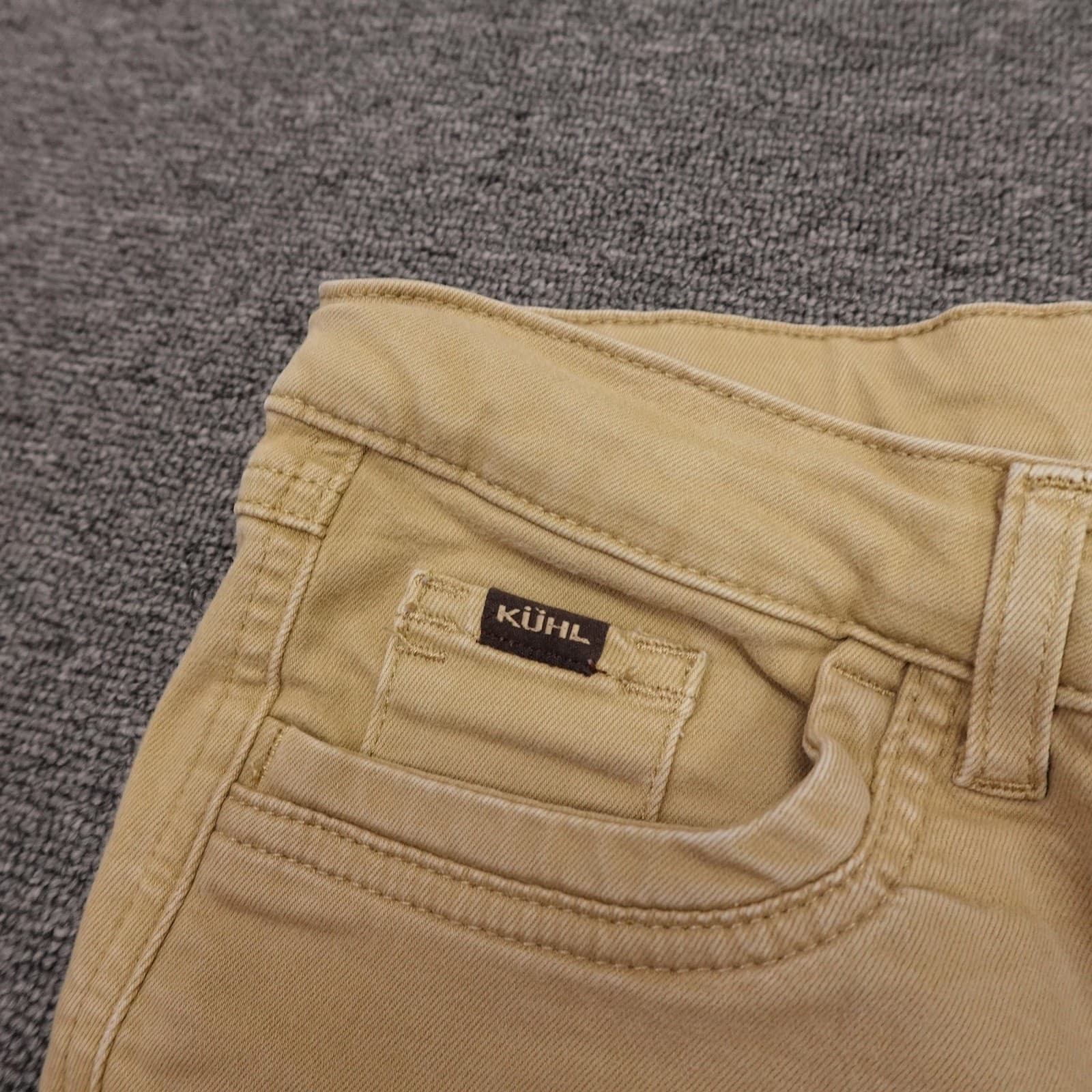 Kuhl Pants Womens 8 Beige Kontour Skinny Stretch High Rise 28x29 Casual - Thumbnail 3