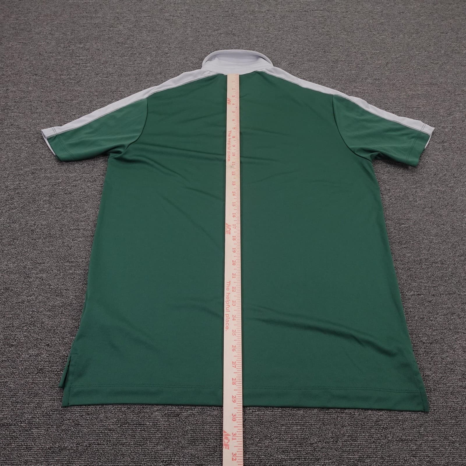 Colorado State Rams Polo Shirt Mens Large Green NCAA Golf Short Sleeve Columbia - Thumbnail 6