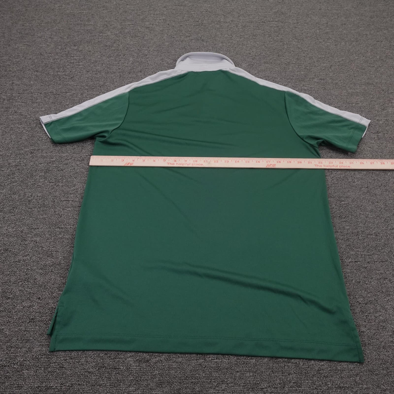 Colorado State Rams Polo Shirt Mens Large Green NCAA Golf Short Sleeve Columbia - Thumbnail 5