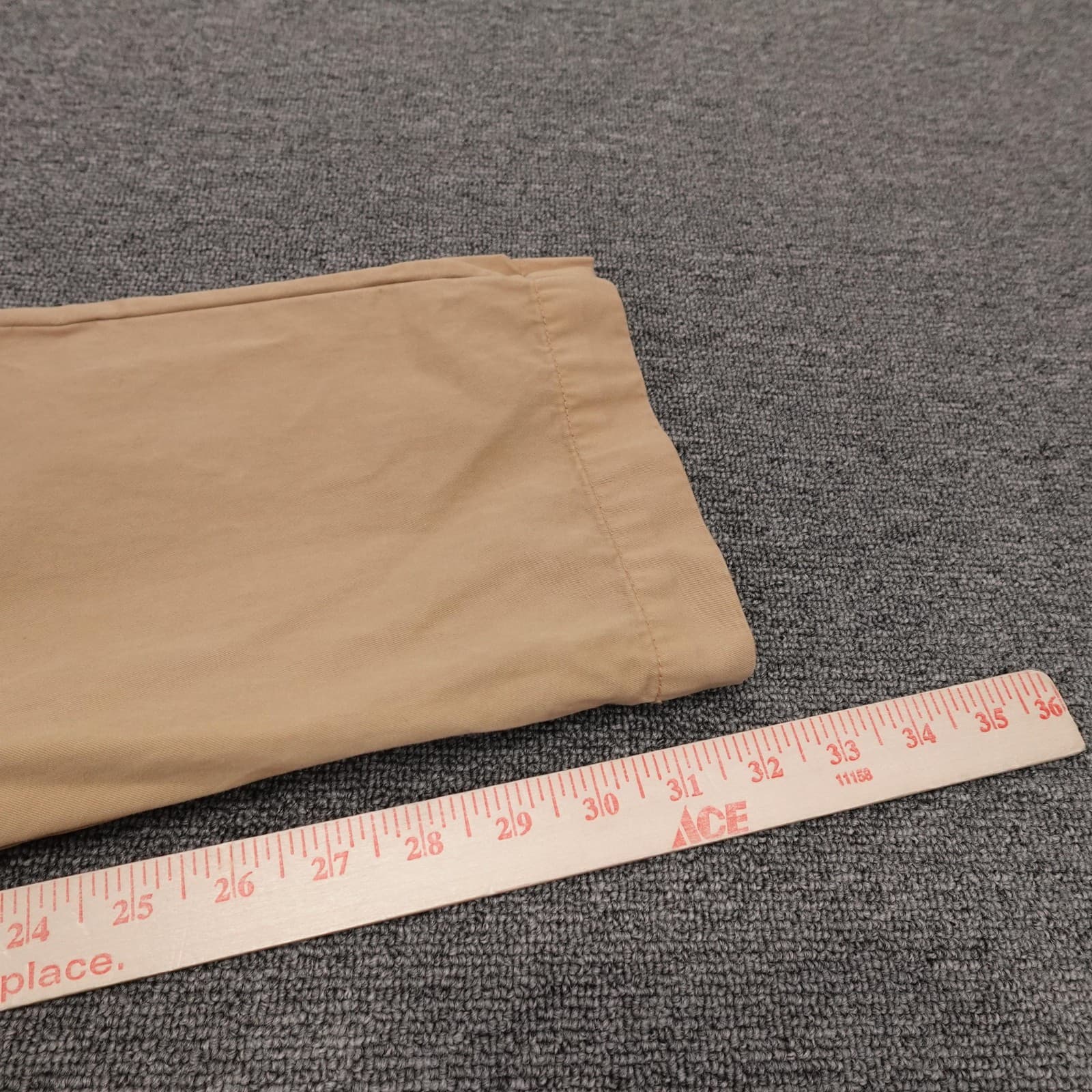 Tommy Bahama Pants Mens 35x32 Beige Pima Cotton Modal Chino Straight Leg Casual - Thumbnail 7