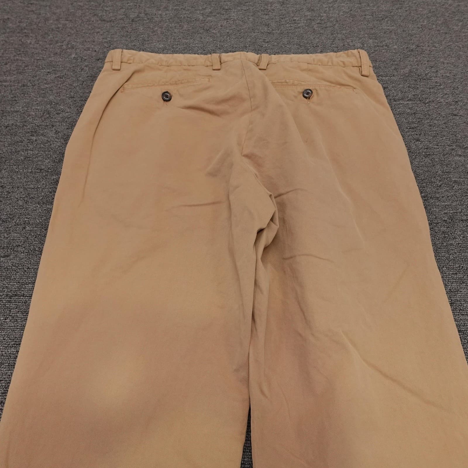 Tommy Bahama Pants Mens 35x32 Beige Pima Cotton Modal Chino Straight Leg Casual - Thumbnail 3