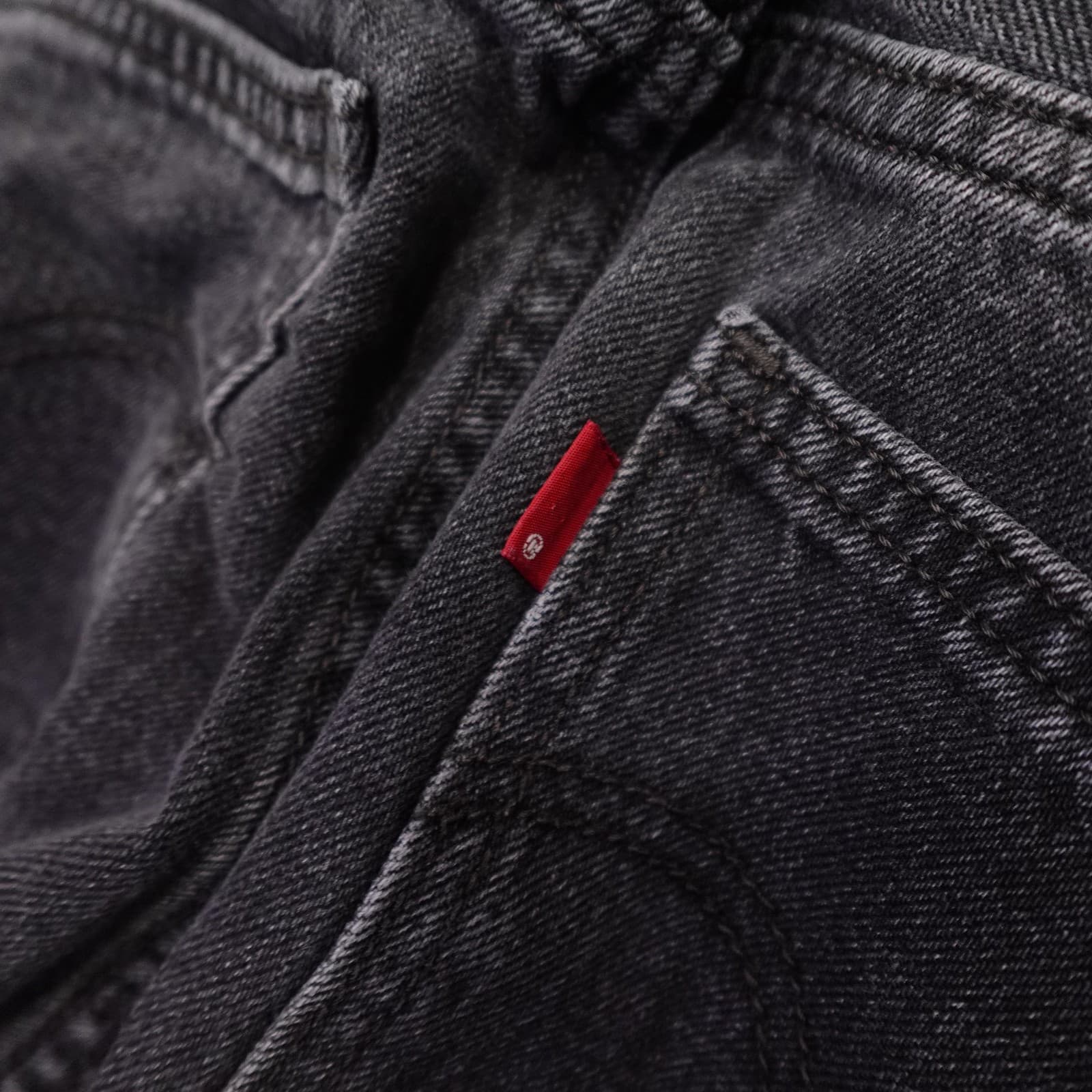 Levi's Premium Dad Jeans Womens 30x30 Charcoal Relaxed Straight Denim - Thumbnail 6