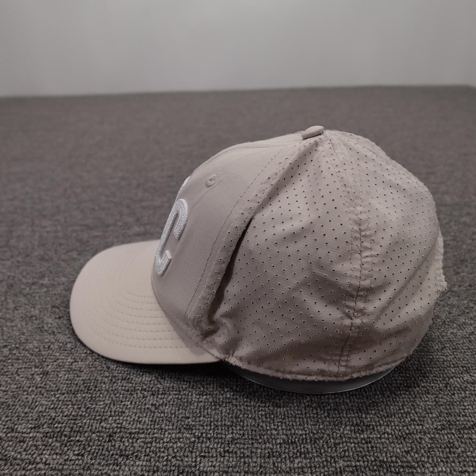 Lemons & Lace Boutique Hat Cap Snap Back Womens Adjustable Beige FTC Embroidered - Thumbnail 3